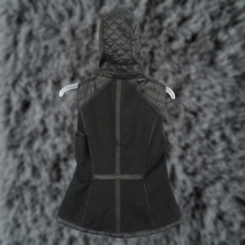 White House Black Market White House Black Market Vest Womens XS Hooded Quilted Stretch NWT Black Size XS / US 0-2 / IT 36-38 - 1 Thumbnail