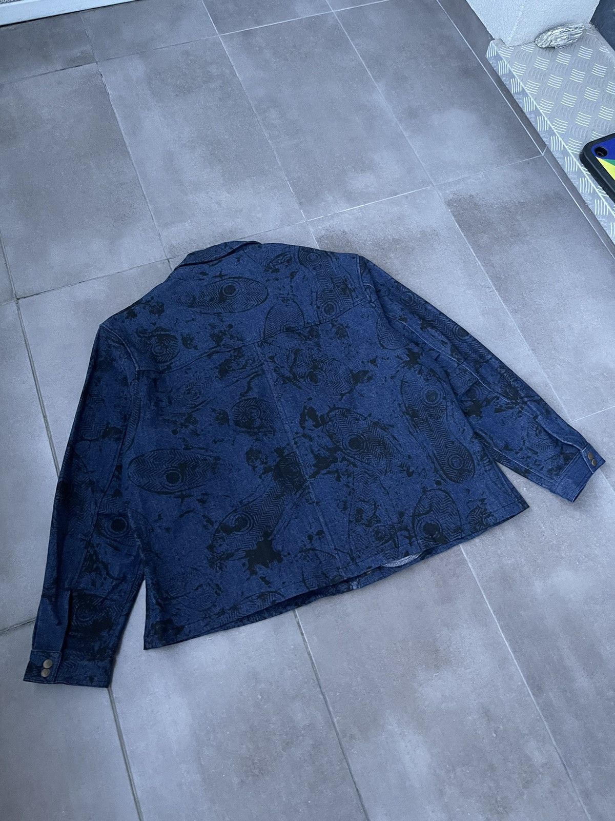 Other !DS! AW22 Jan Cerny Dark Indigo Workwear Denim Jacket Size US M / EU 48-50 / 2 - 13 Thumbnail