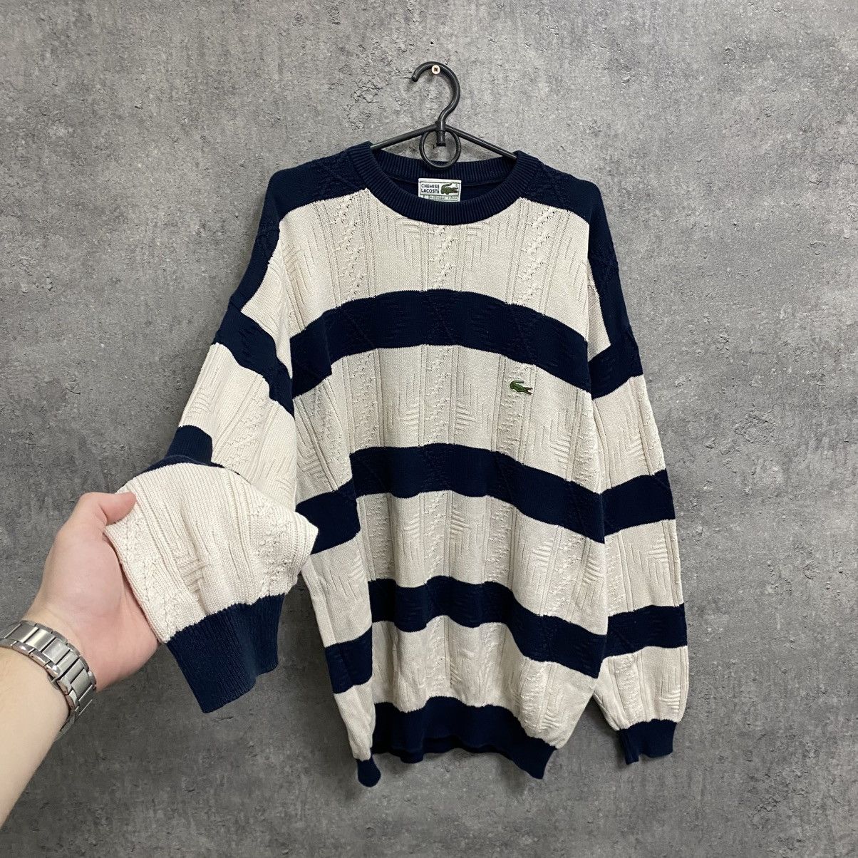 Lacoste 90’s Rare Vintage Lacoste Sweater Sweatshirt Hype Size US L / EU 52-54 / 3 - 2 Thumbnail