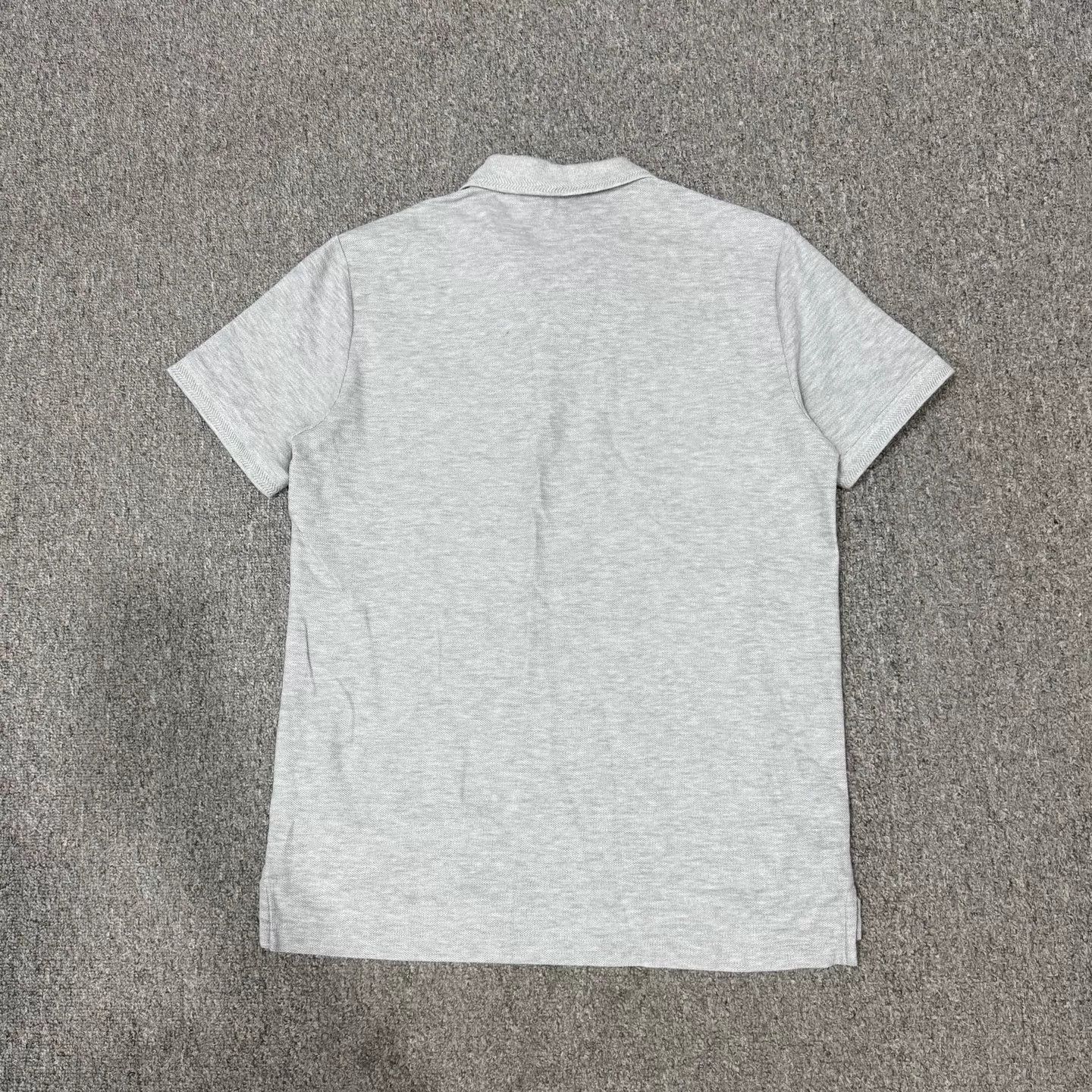Burberry Burberry Gray TB Stitched Logo Short Polo M 99 New Size US M / EU 48-50 / 2 - 2 Thumbnail