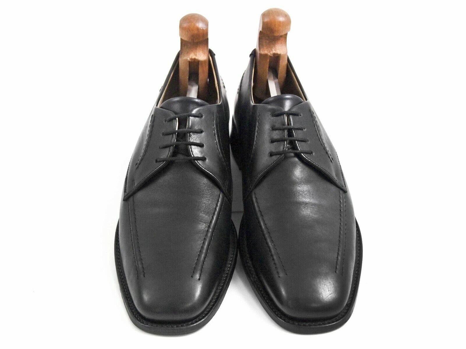 Loake Loake Aberdeen Derby Black Leather Mens EU 41.5 US 8.5 G Size US 8.5 / EU 41-42 - 3 Thumbnail