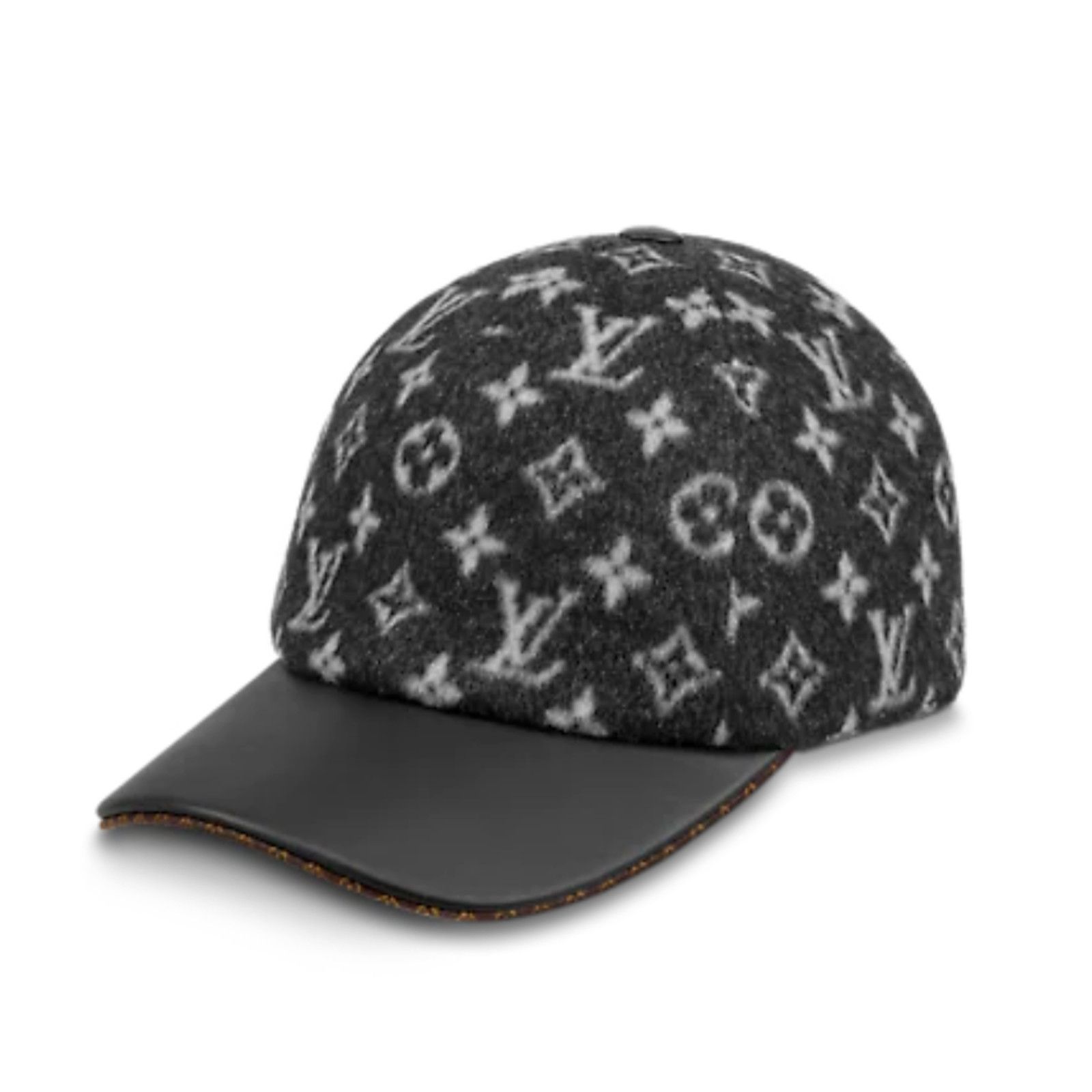 Louis Vuitton Louis Vuitton Wool Monogram LV Logo Sun Baseball Hat L Size ONE SIZE - 1 Thumbnail
