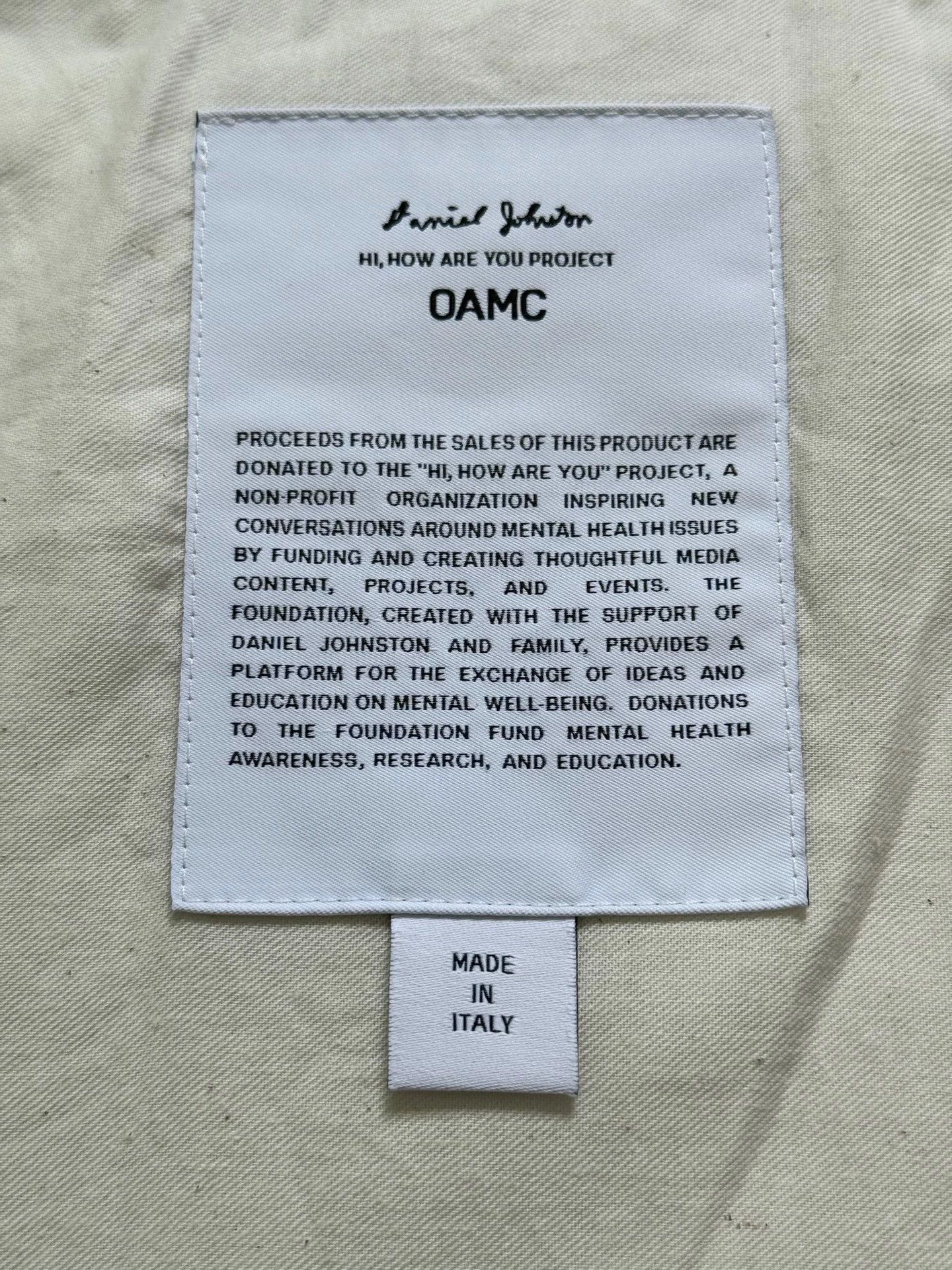 OAMC OAMC White Bomber Jacket S w/ Pandora Box Patch Size US S / EU 44-46 / 1 - 8 Thumbnail