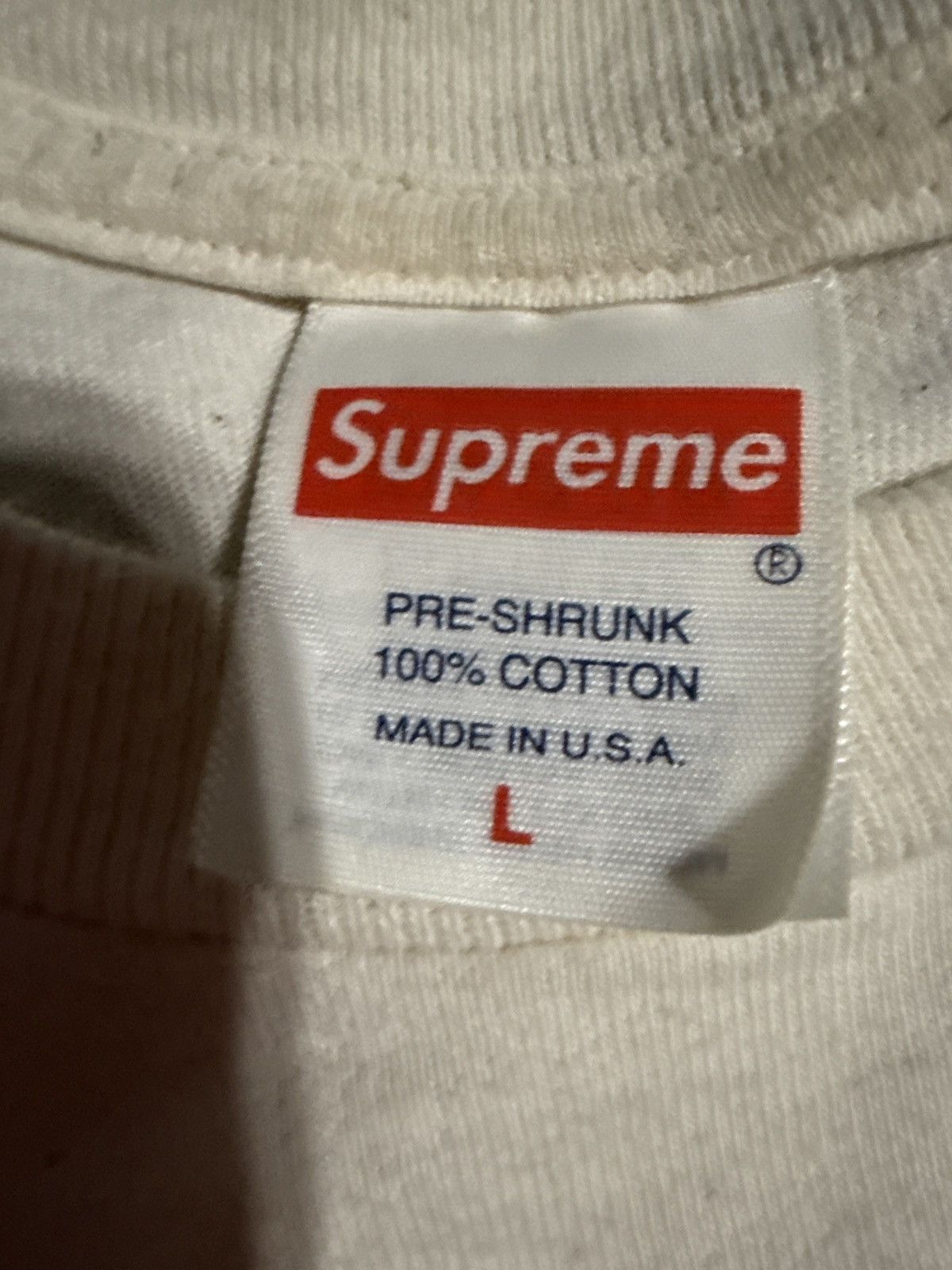 Supreme Supreme Freaking Out Tee white Large Size US L / EU 52-54 / 3 - 3 Thumbnail