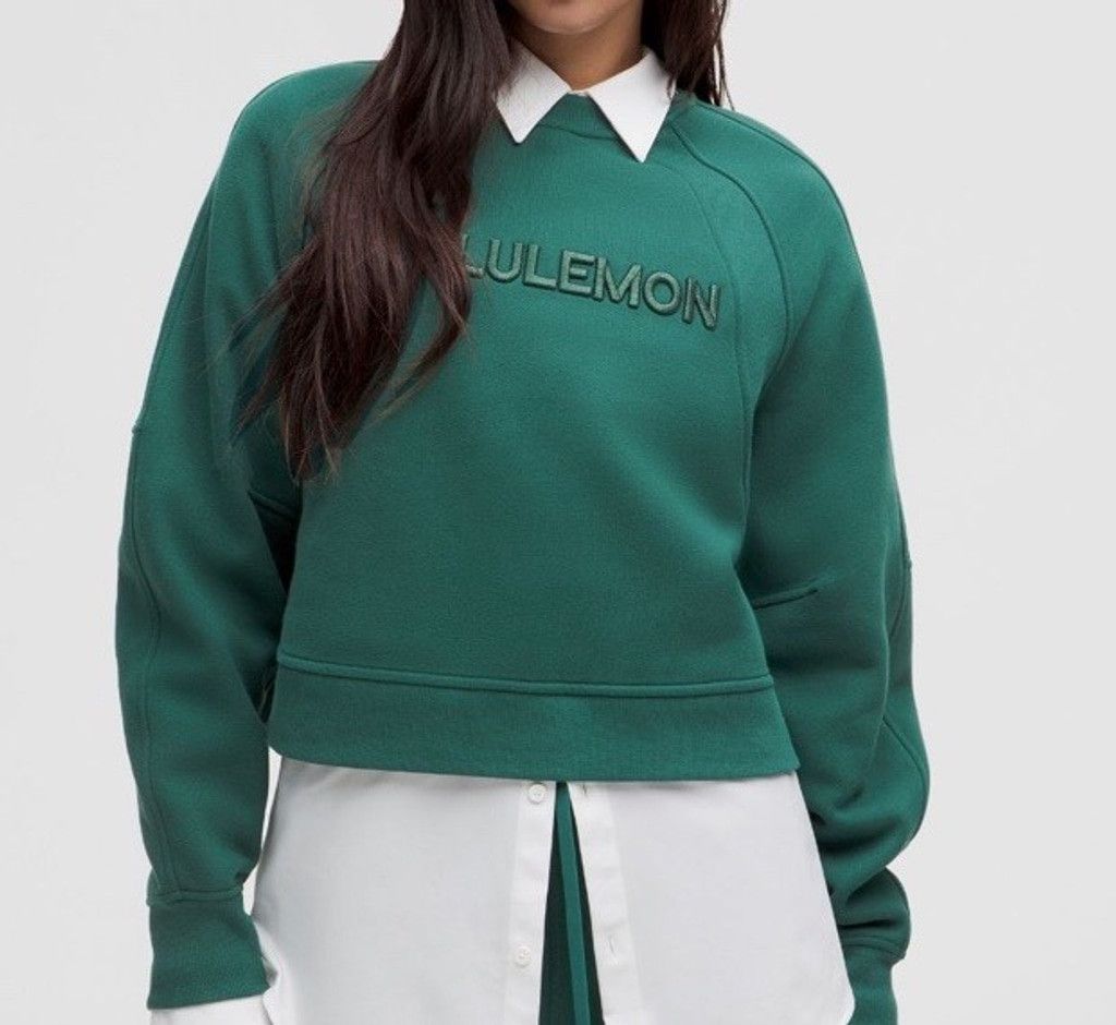 Lululemon LULULEMON SCUBA OVERSIZED PULLOVER STORM TEAL SIZE M/L NWT Size M / US 6-8 / IT 42-44 - 1 Thumbnail