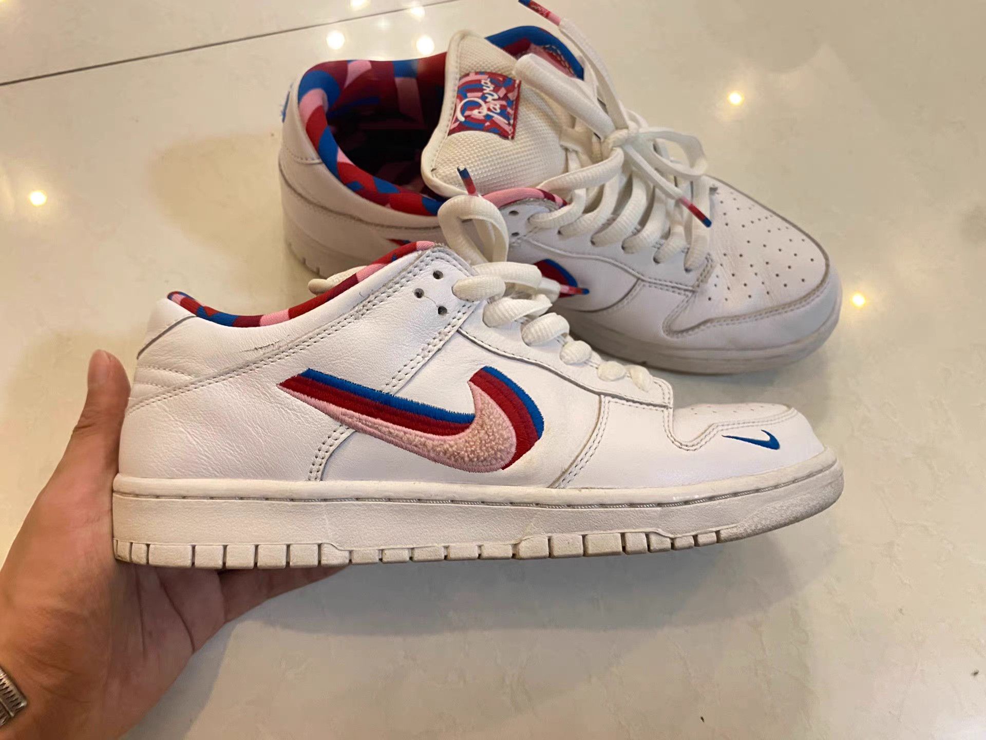 Nike Nike Dunk Parra White 3D CN4504-100 K3 Size US 9.5 / EU 42-43 - 3 Thumbnail