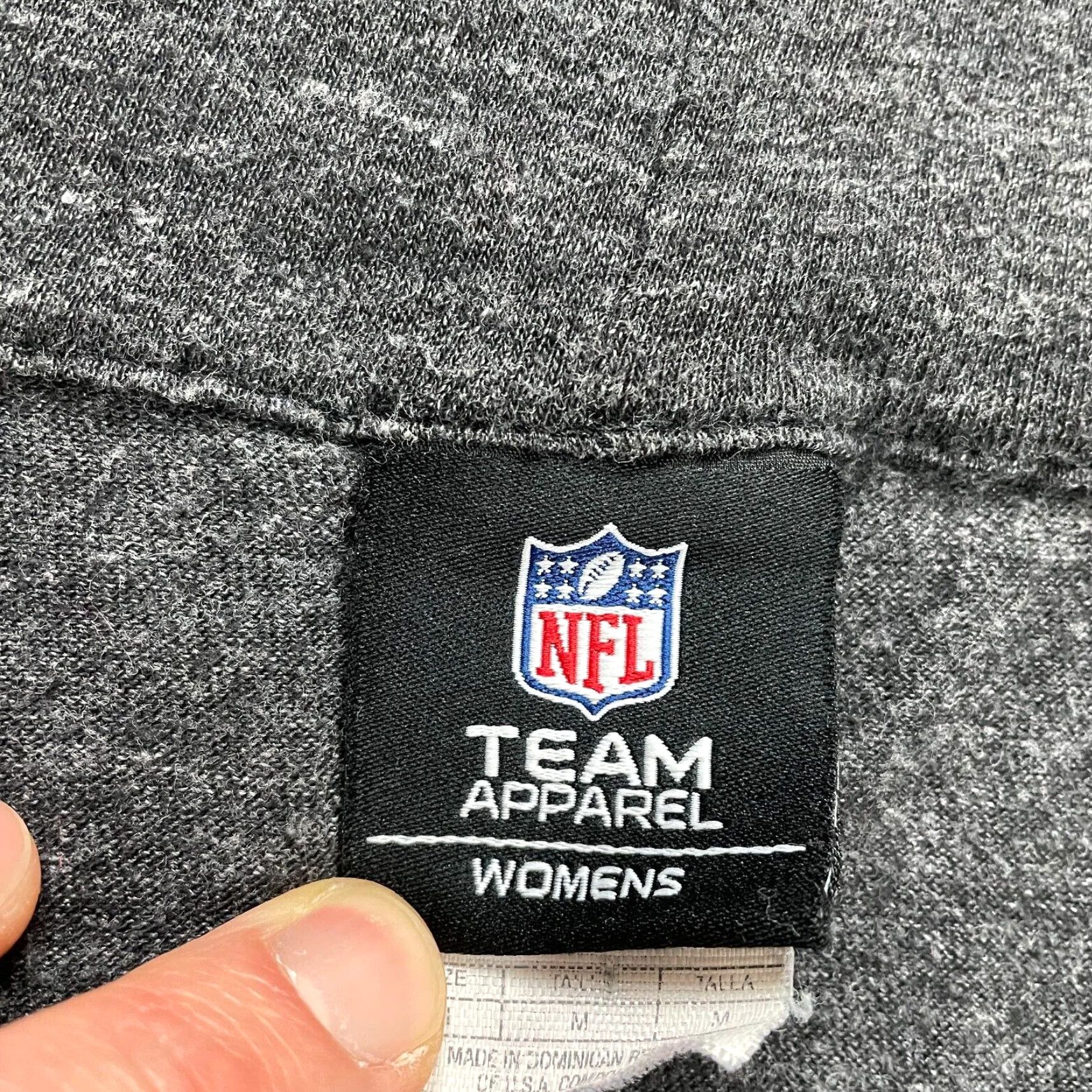 NFL NFL Team Apparel Sweatshirt Women Medium Gray Pittsburgh Steelers Hoodie Jacket Size M / US 6-8 / IT 42-44 - 4 Thumbnail