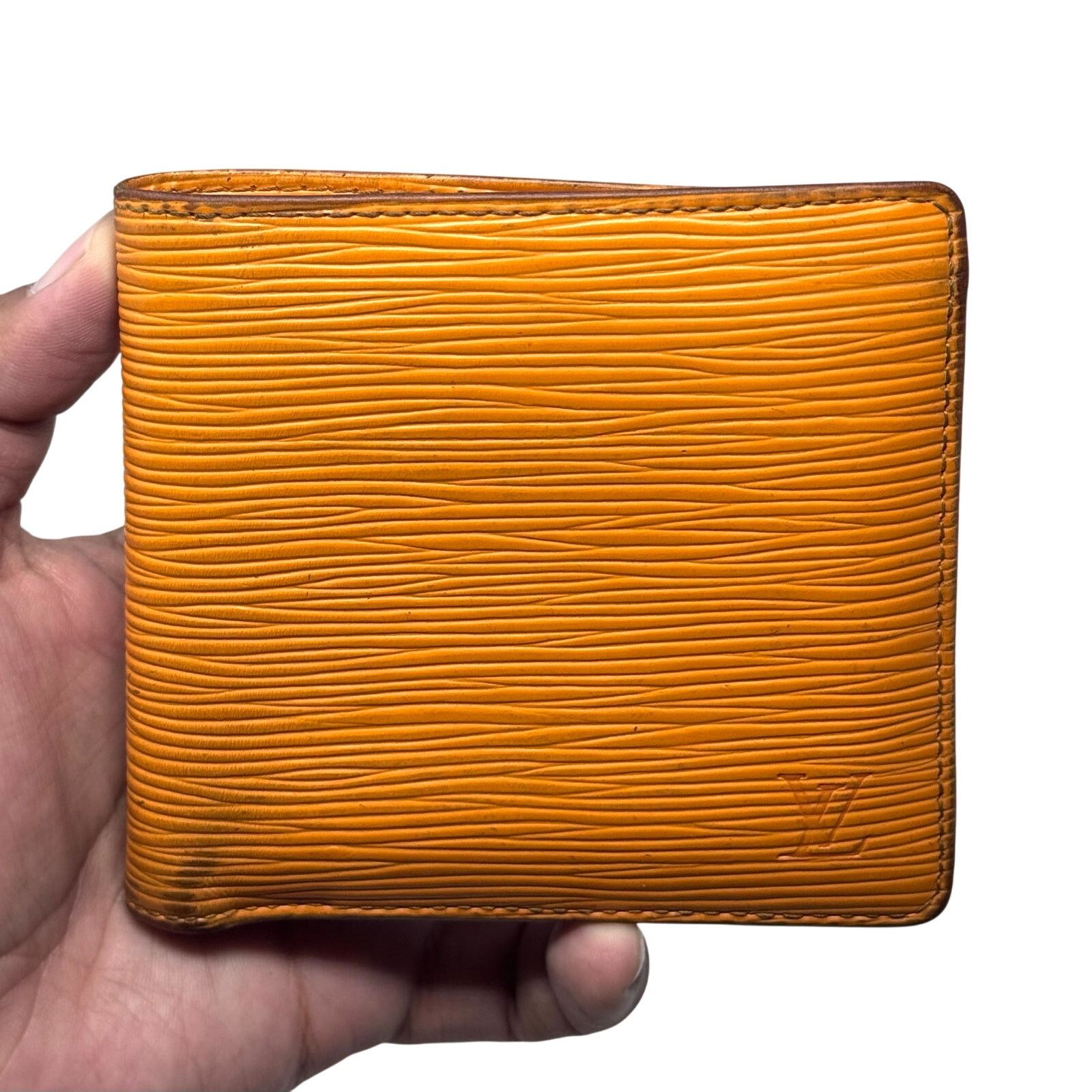 Louis Vuitton Louis Vuitton Orange Bifold Wallet Size ONE SIZE - 4 Thumbnail
