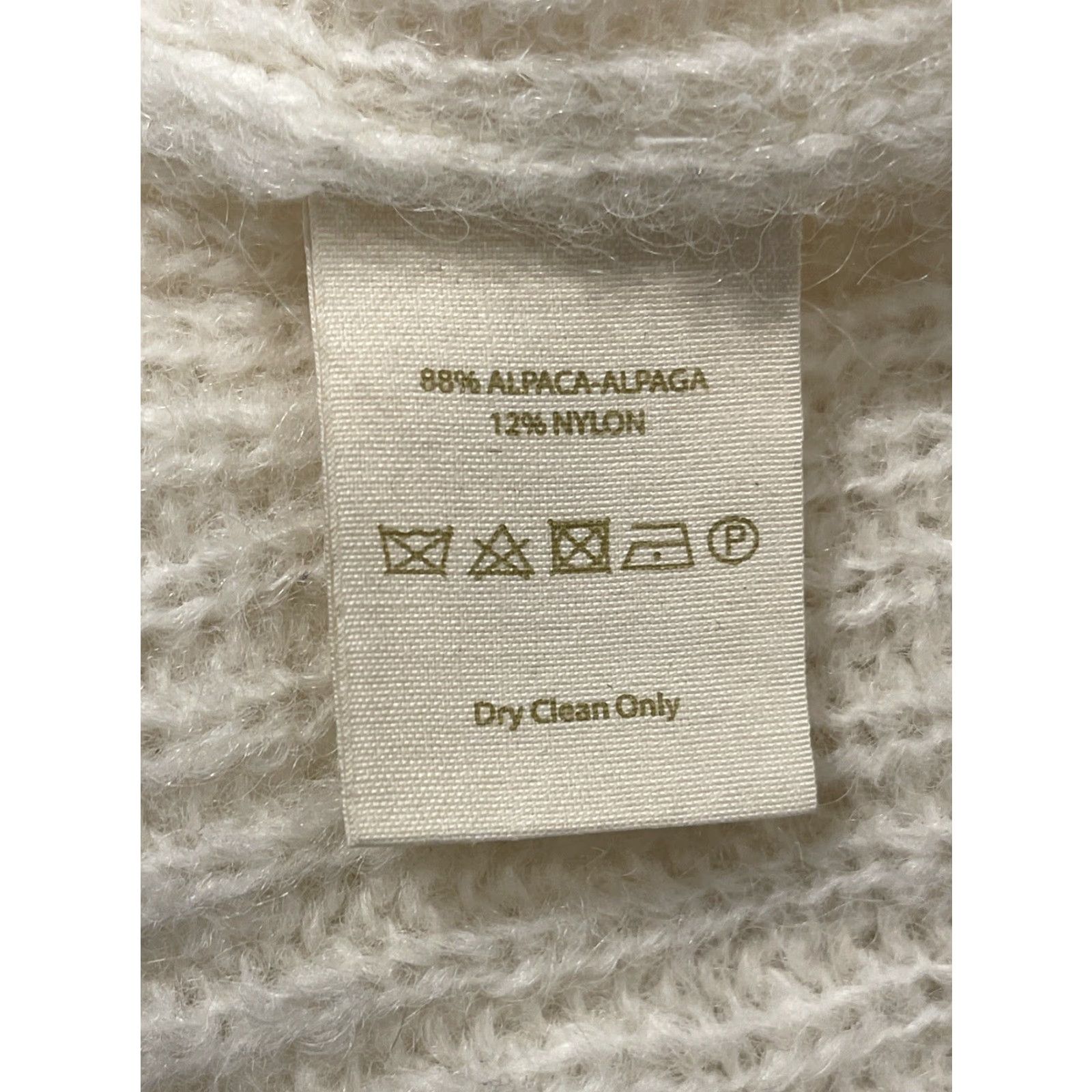 Free People Free People Oversized Cowl Neck Sweater Women’s XS Cream Alpaca Bohemian Pullover Size XS / US 0-2 / IT 36-38 - 6 Thumbnail