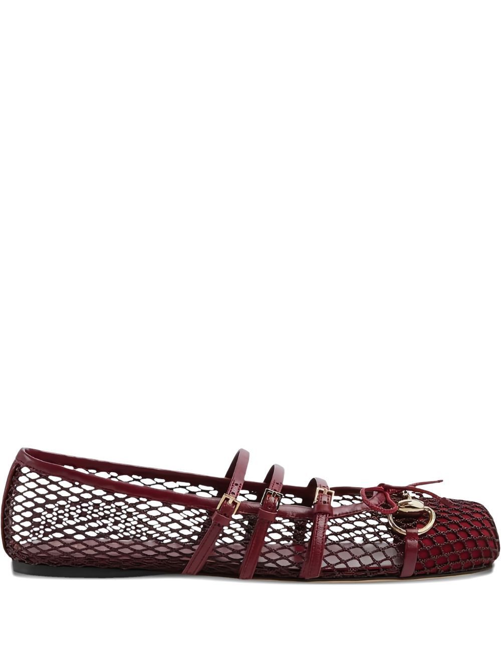 HORSEBIT NET BALLET FLATS
