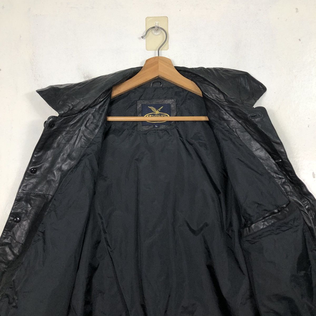 Japanese Brand 📌Vintage Biker Leather Jacket Suburban Issey Miyake Size US L / EU 52-54 / 3 - 16 Thumbnail