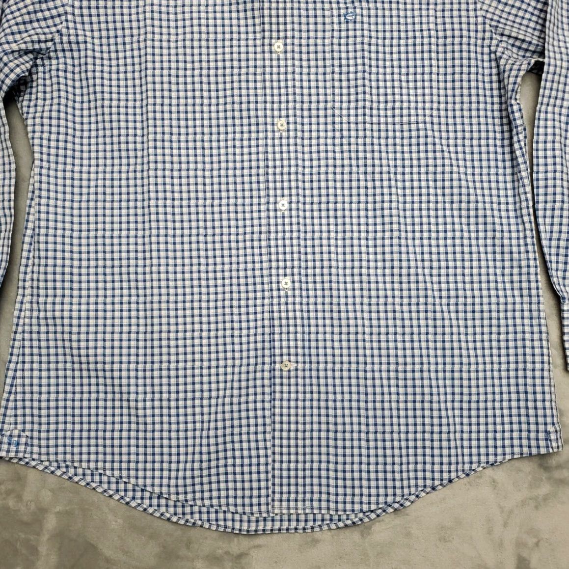 Southern Tide Southern Tide Shirt Mens M Blue Plaid Woven Long Sleeve Button-Down Preppy Casual Size US M / EU 48-50 / 2 - 2 Thumbnail
