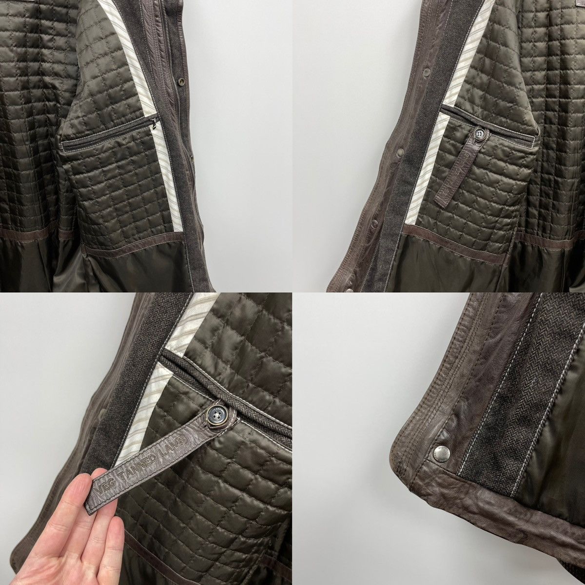 Hugo Boss Hugo Boss Noakh Lamb Leather Pocket Jacket Brown Size US M / EU 48-50 / 2 - 10 Thumbnail