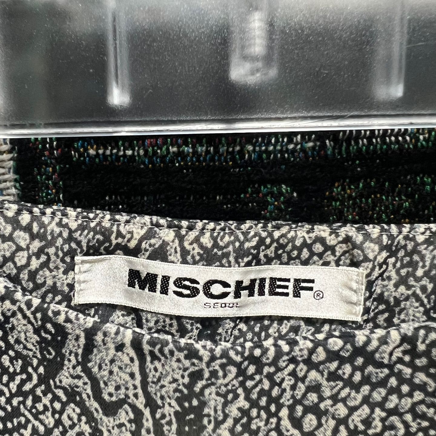 Vintage Mischief snakeskin skirt gray Size 24" / US 00 / IT 34 - 3 Thumbnail