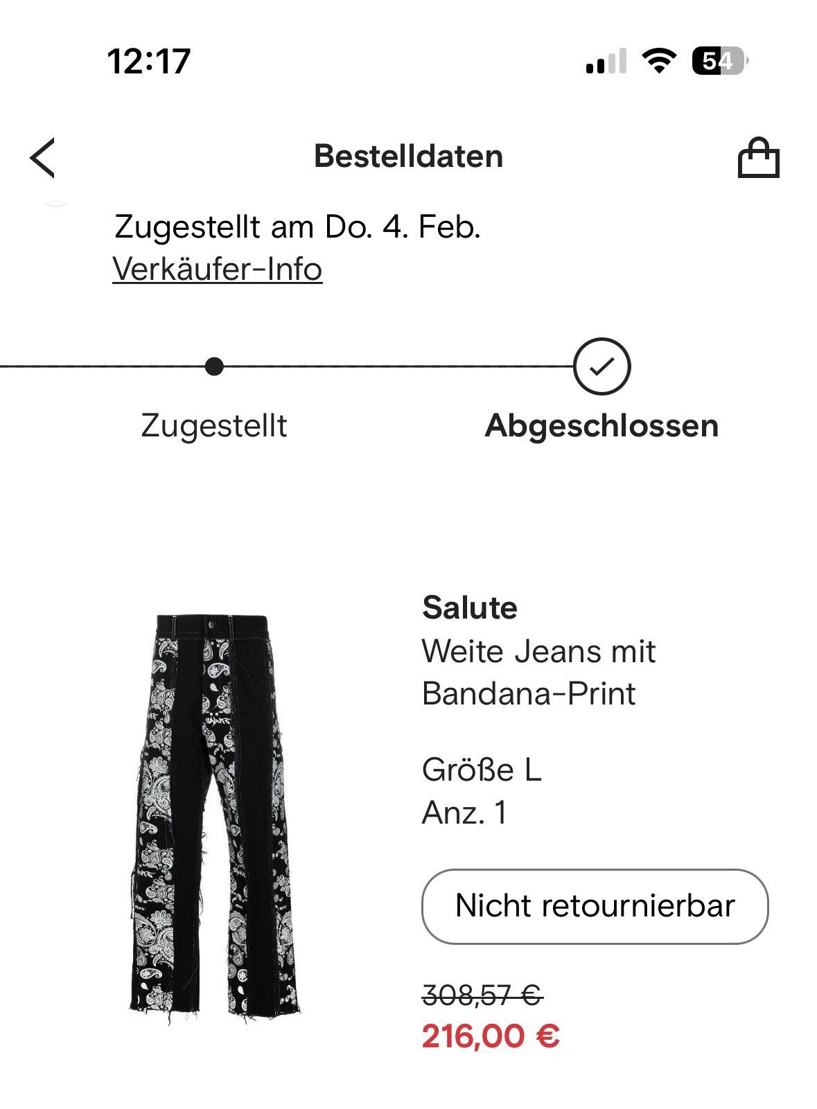 Other Salute Pants Paisley - Size L Size US 34 / EU 50 - 9 Thumbnail