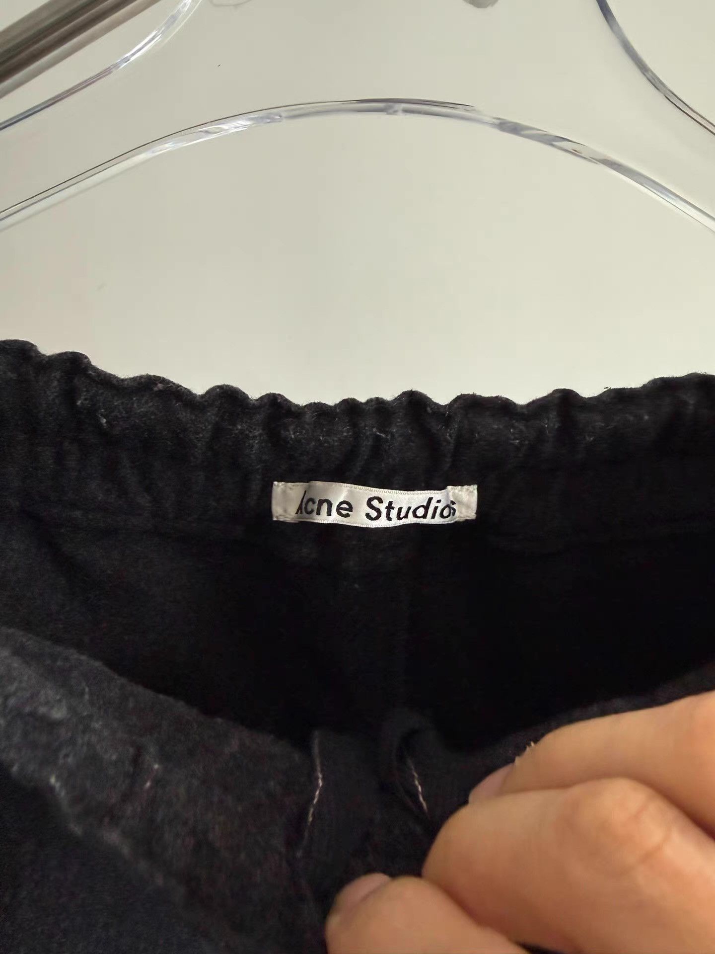 Acne Studios Acne Studios Dark Wool Trousers Q17 Size US 34 / EU 50 - 2 Thumbnail