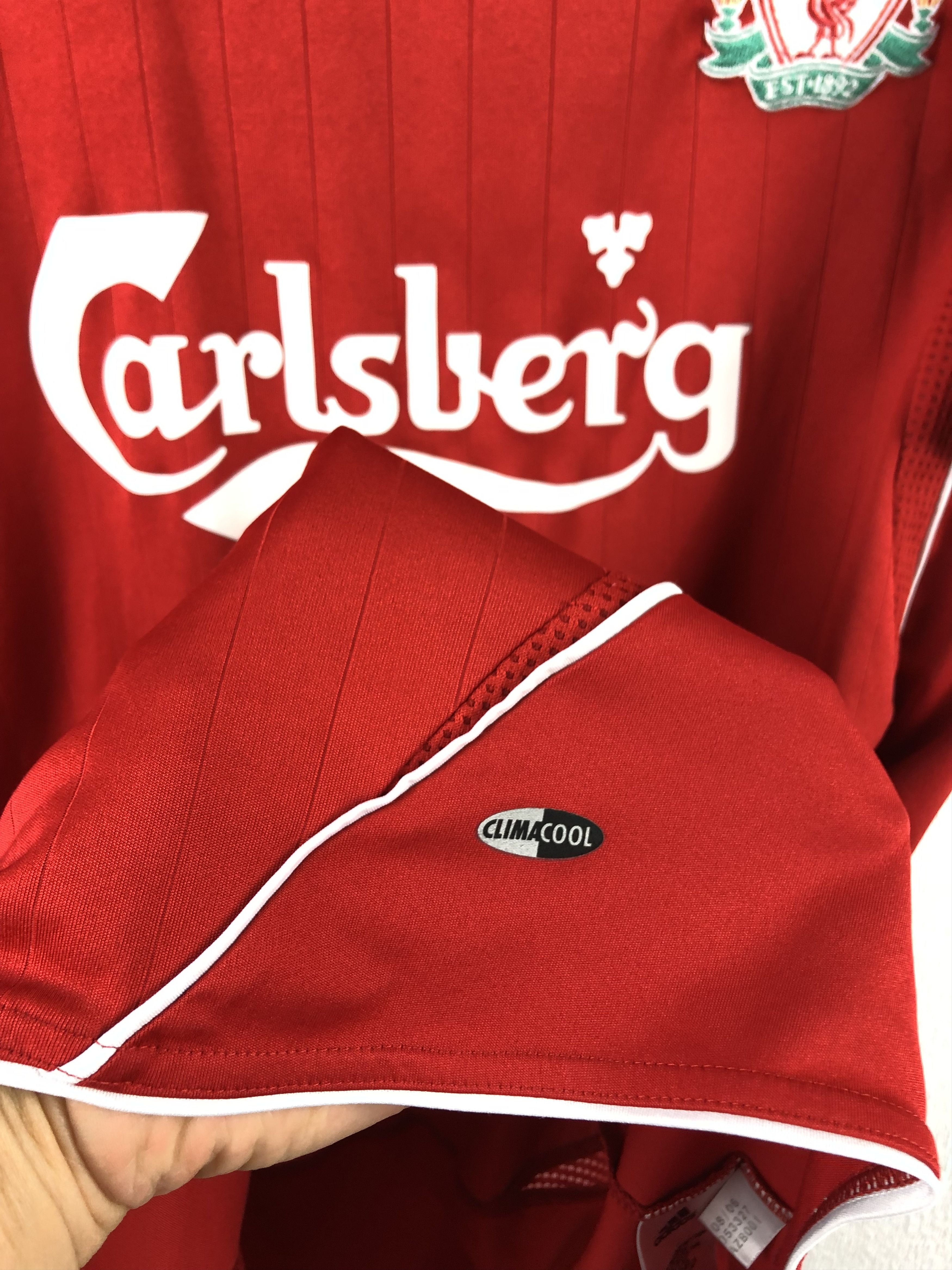 Adidas Liverpool shirt 2006 Soccer #14 Alonso Adidas Jersey Size US L / EU 52-54 / 3 - 7 Thumbnail