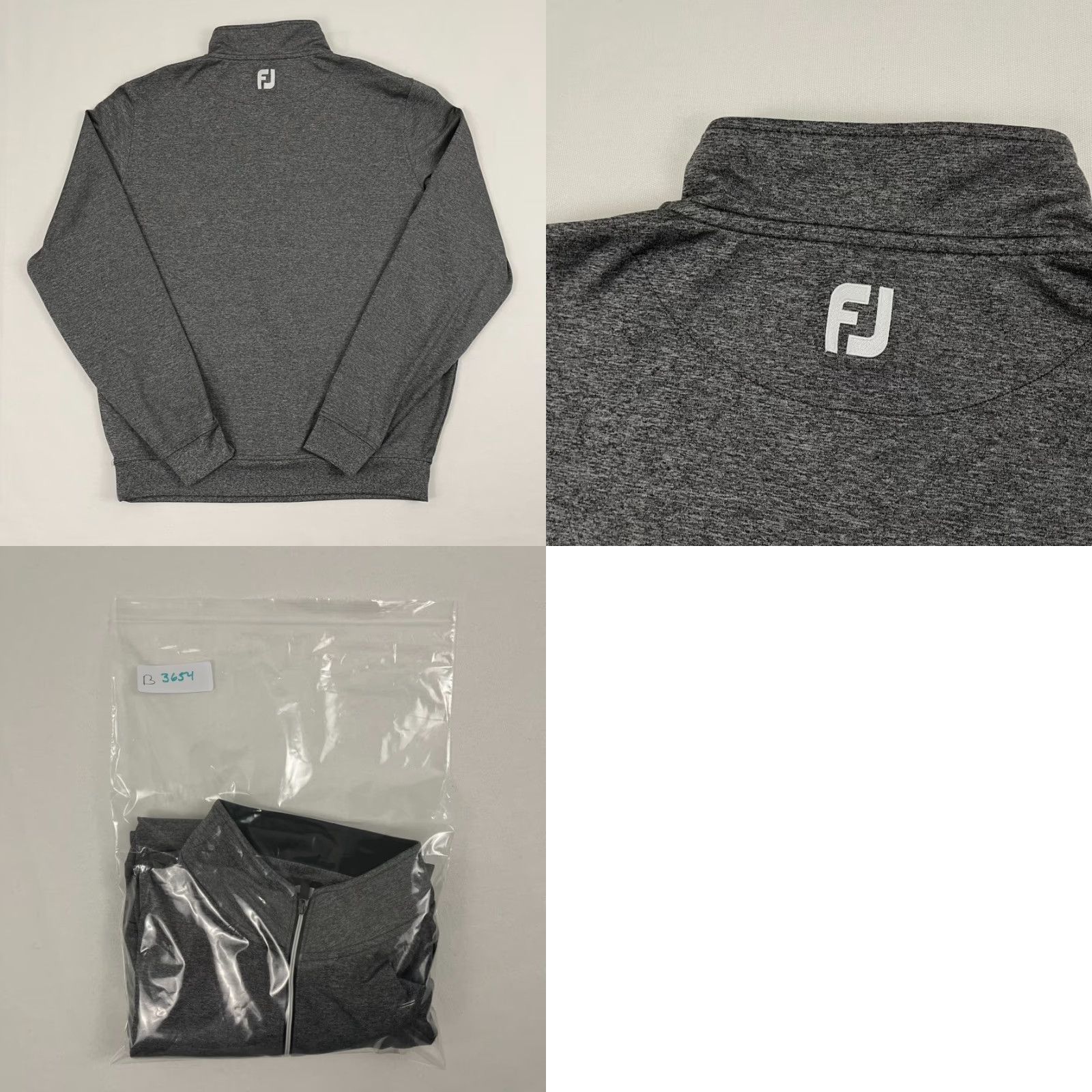 Footjoy FootJoy Pullover Men Medium Gray Quarter Zip Golf Jacket FootJoy Gray 1/4 Zip Activewear Sports Athleisure Outdoor Size US M / EU 48-50 / 2 - 8 Thumbnail