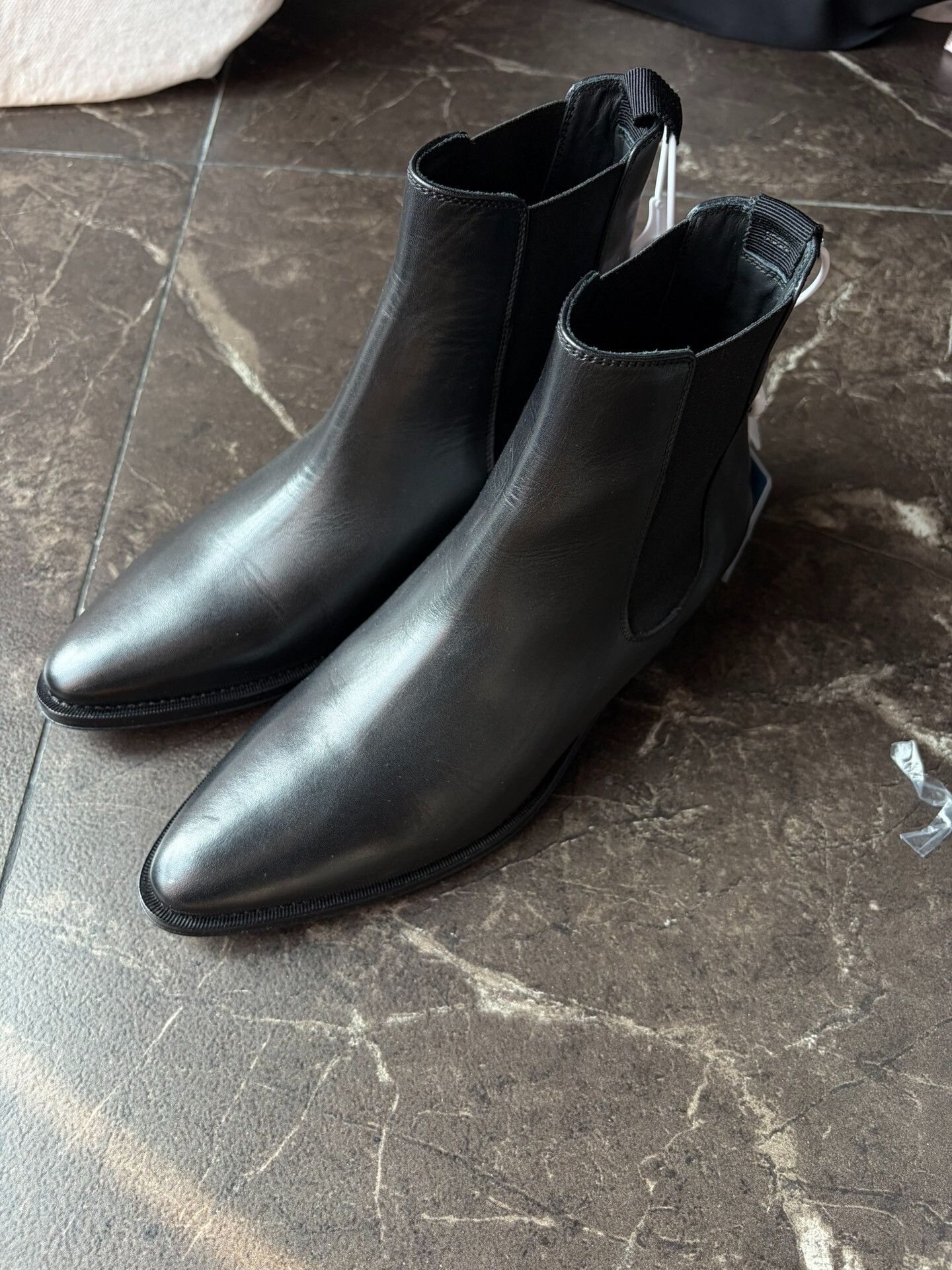 Celine Celine Patent Leather Chelsea Boots Size US 7 / IT 37 - 1 Thumbnail