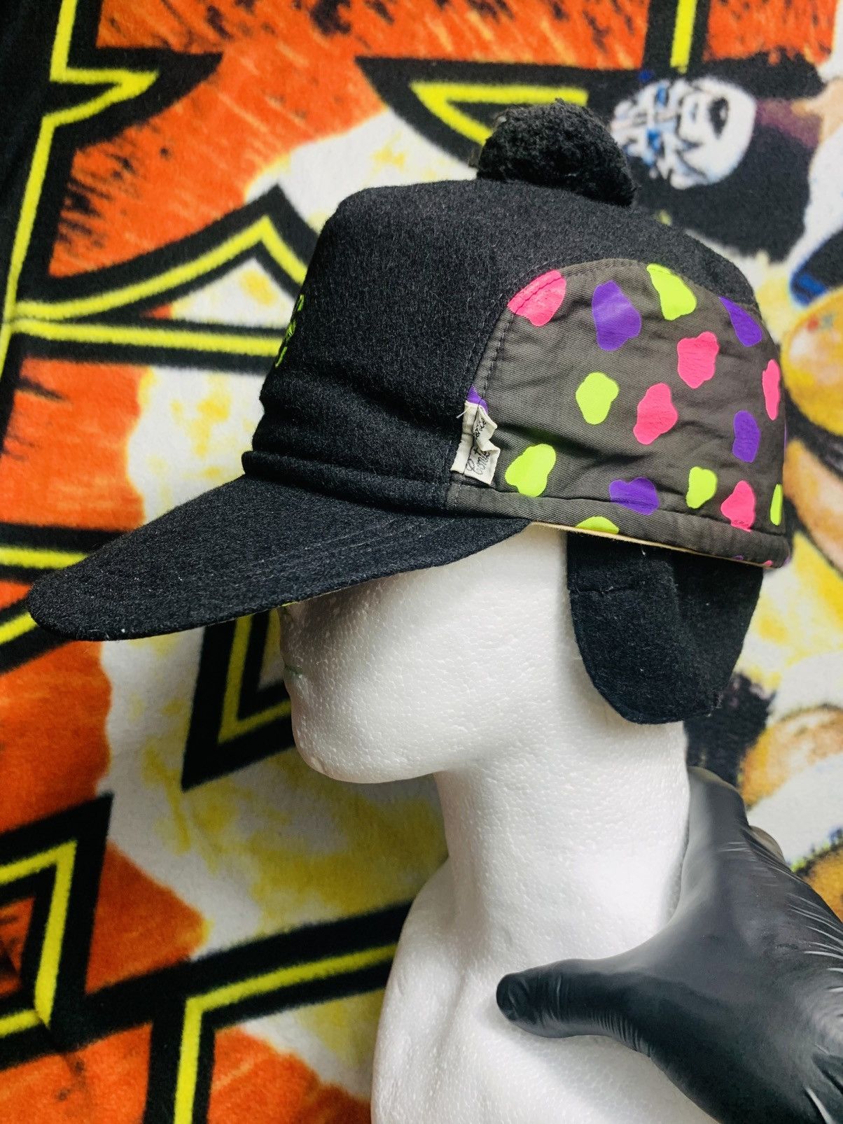 Conte of Florence × Vintage VINTAGE CONTE OF FLORENCE POM-POM CAP (RARE) Size ONE SIZE - 1 Thumbnail