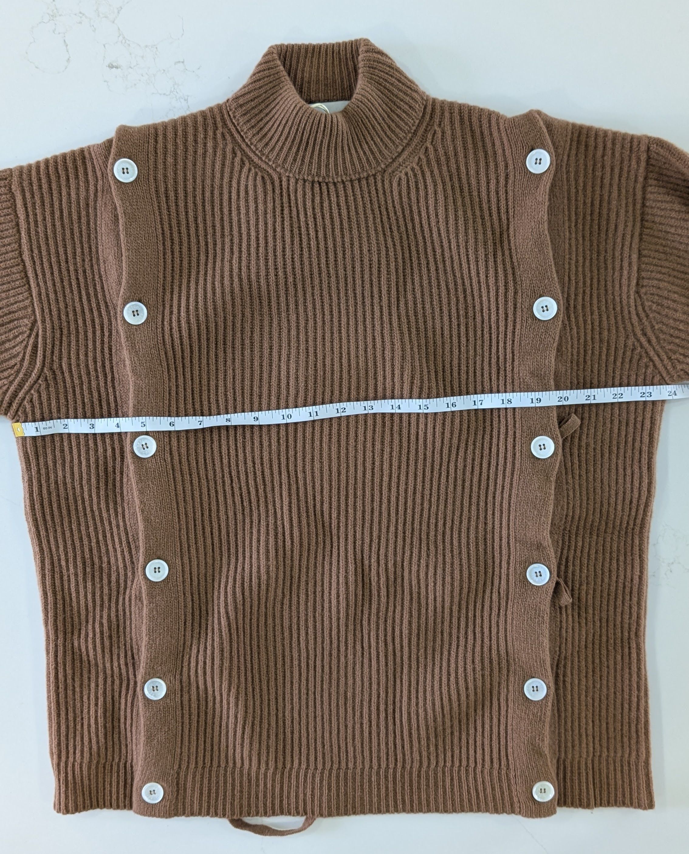 Other Setchu Wool Cashmere Button Cardigan Beige Brown Size 2 M Size US M / EU 48-50 / 2 - 11 Thumbnail