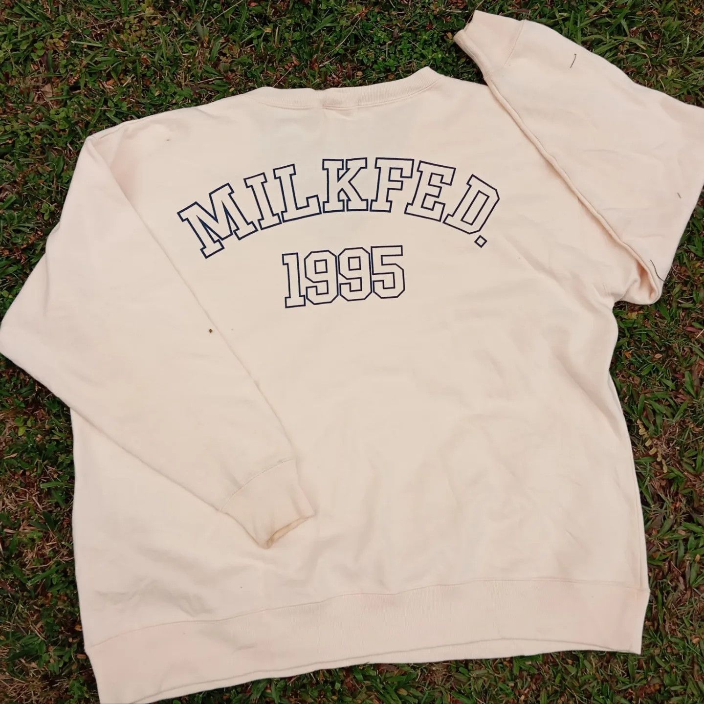 X-Girl Milkfed V Neck Sweatshirt Size ONE SIZE - 3 Thumbnail