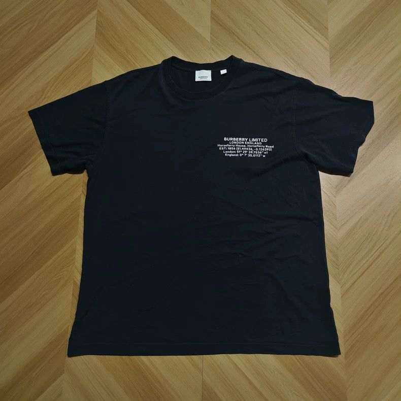 Burberry Burberry Black Short Sleeve Round Neck Tee-yf Size US XS / EU 42 / 0 - 1 Thumbnail