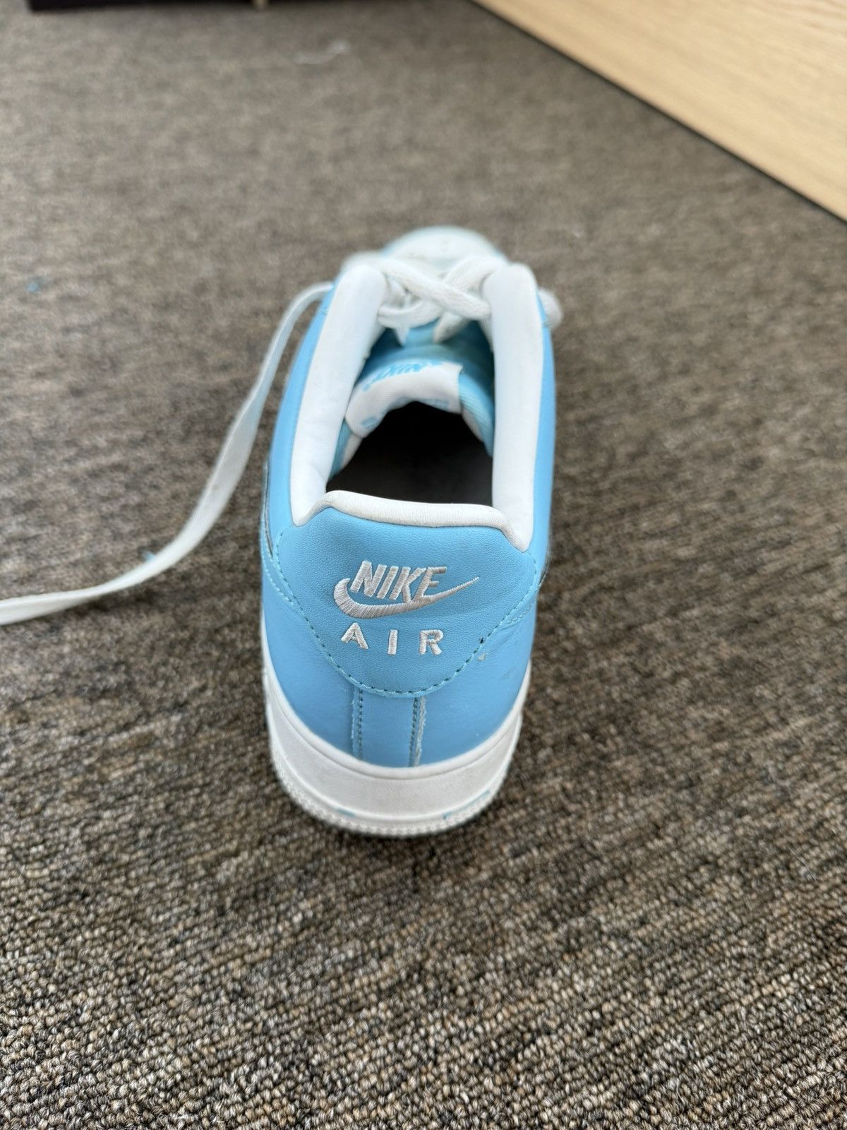 Nike Nike Air Force One Carolina Blue Size US 10 / EU 43 - 6 Thumbnail