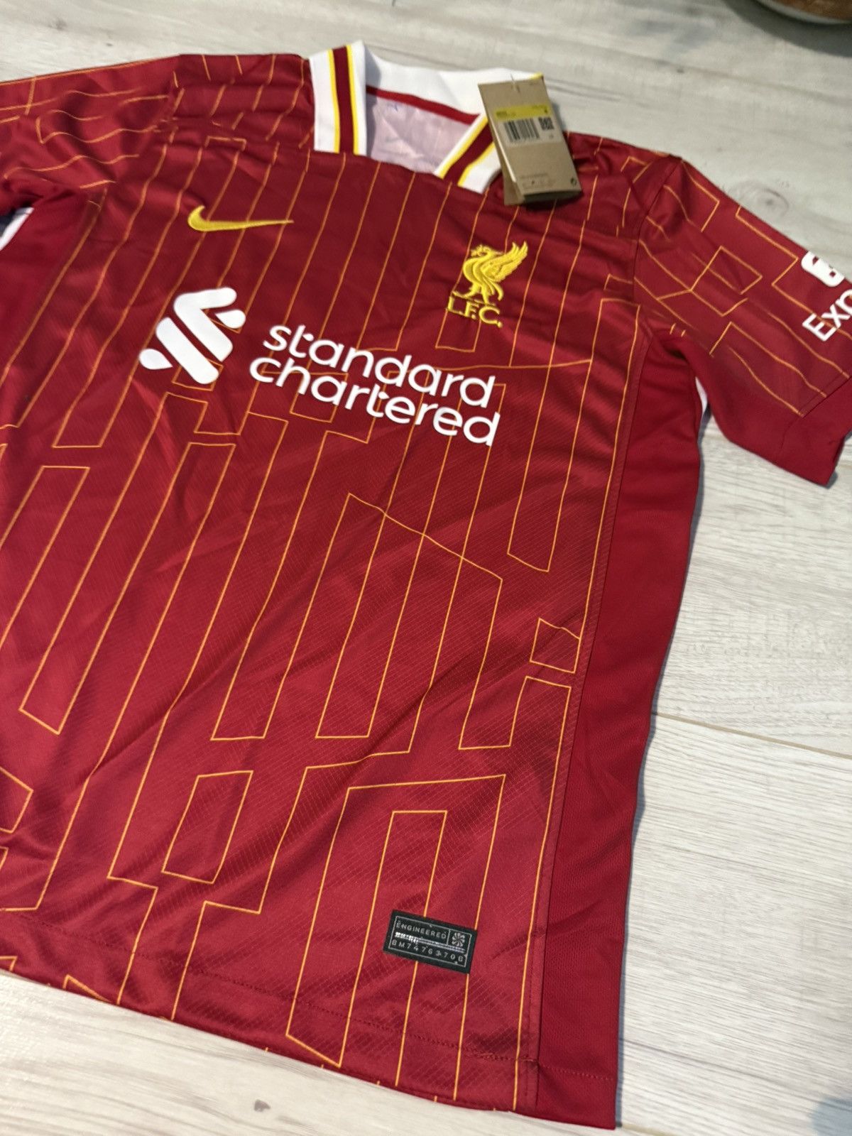 Nike #7 Luiz Diaz Liverpool nike 2025 kit soccer jersey shirt Size US S / EU 44-46 / 1 - 2 Thumbnail