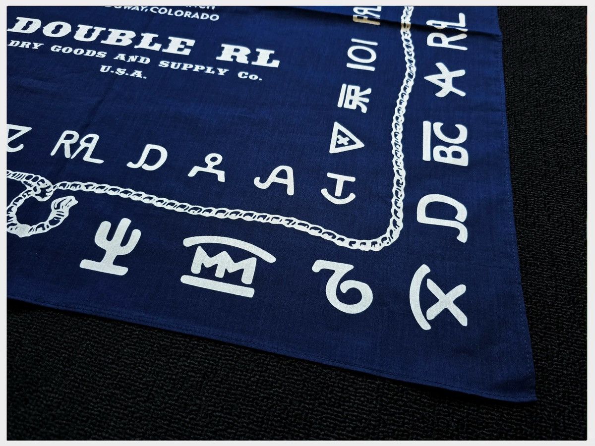 RRL Ralph Lauren RRL Bandana COTTON Scarf handkerchief Size ONE SIZE - 8 Thumbnail