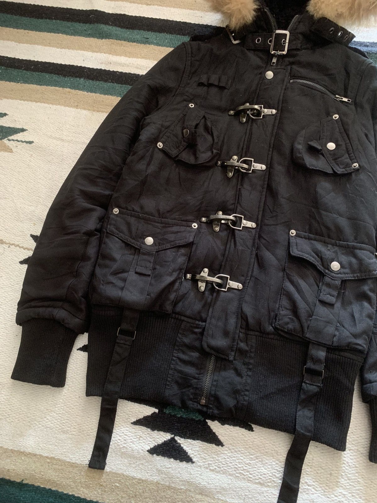 If Six Was Nine Japanese CRWX Fireman Fur Jacket Size US M / EU 48-50 / 2 - 5 Thumbnail