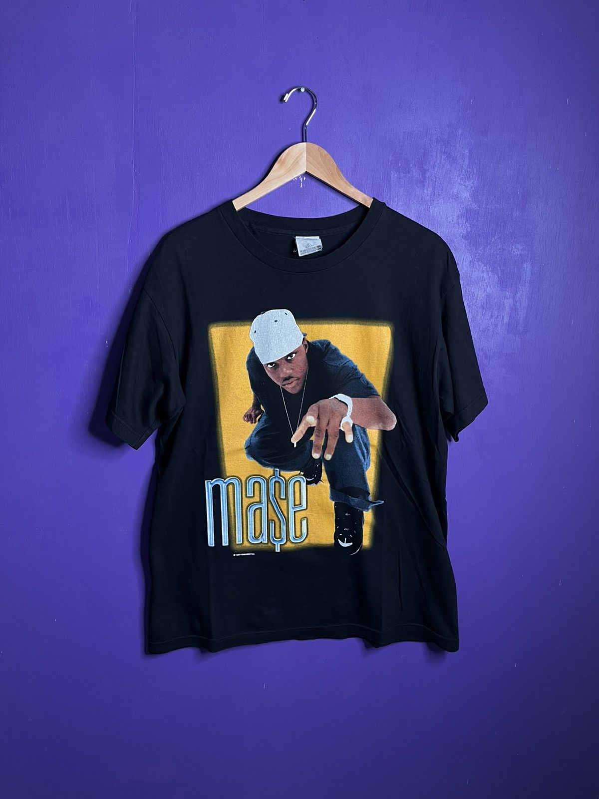 Band Tees Vintage 1997 Ma$e Harlem world album promo t-shirt Size US XL / EU 56 / 4 - 1 Thumbnail
