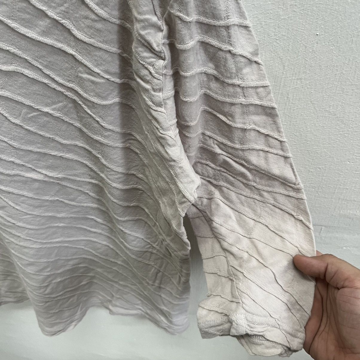 Issey Miyake Vintage Plantation by Issey Miyake Pleated Tees Size US XS / EU 42 / 0 - 4 Thumbnail