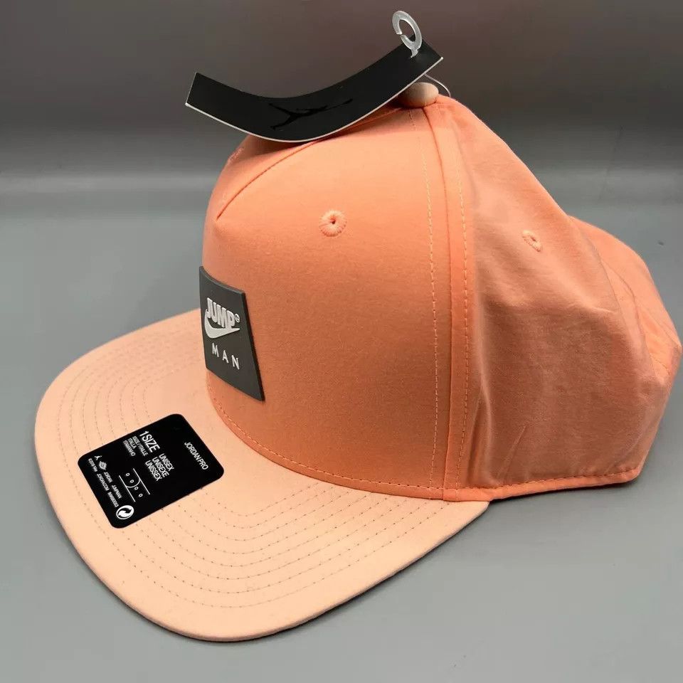 Jordan Brand Air Jordan Pro Hat Men Orange Jumpman Nike Snap Back Cap New Size ONE SIZE - 2 Thumbnail