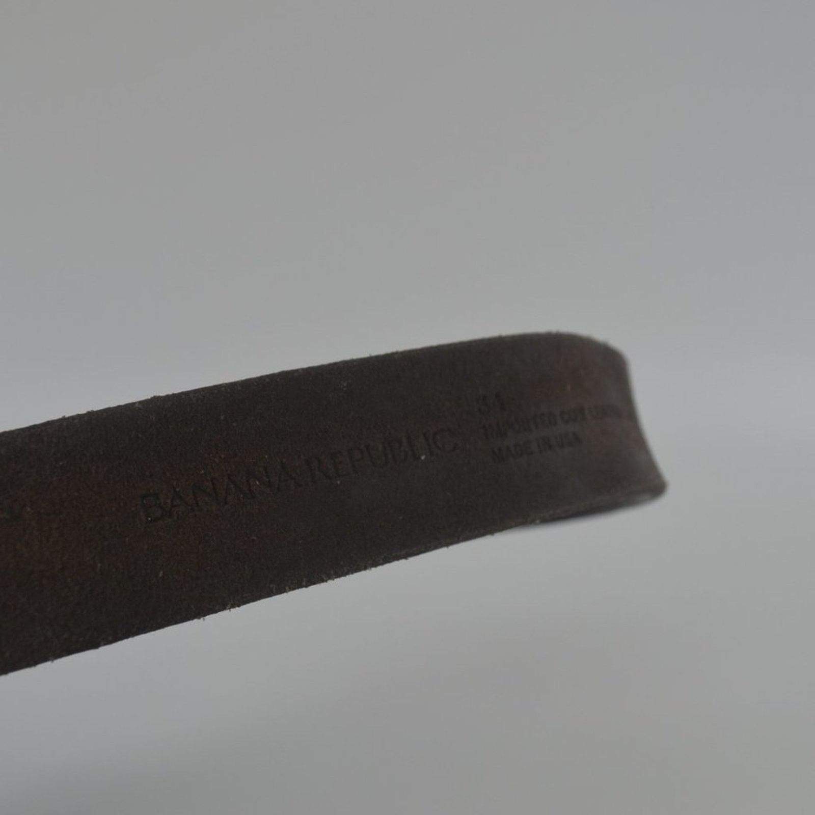 Banana Republic Banana Republic Men's Imported Cow Leather Brown Size 34 Size 30 - 7 Thumbnail