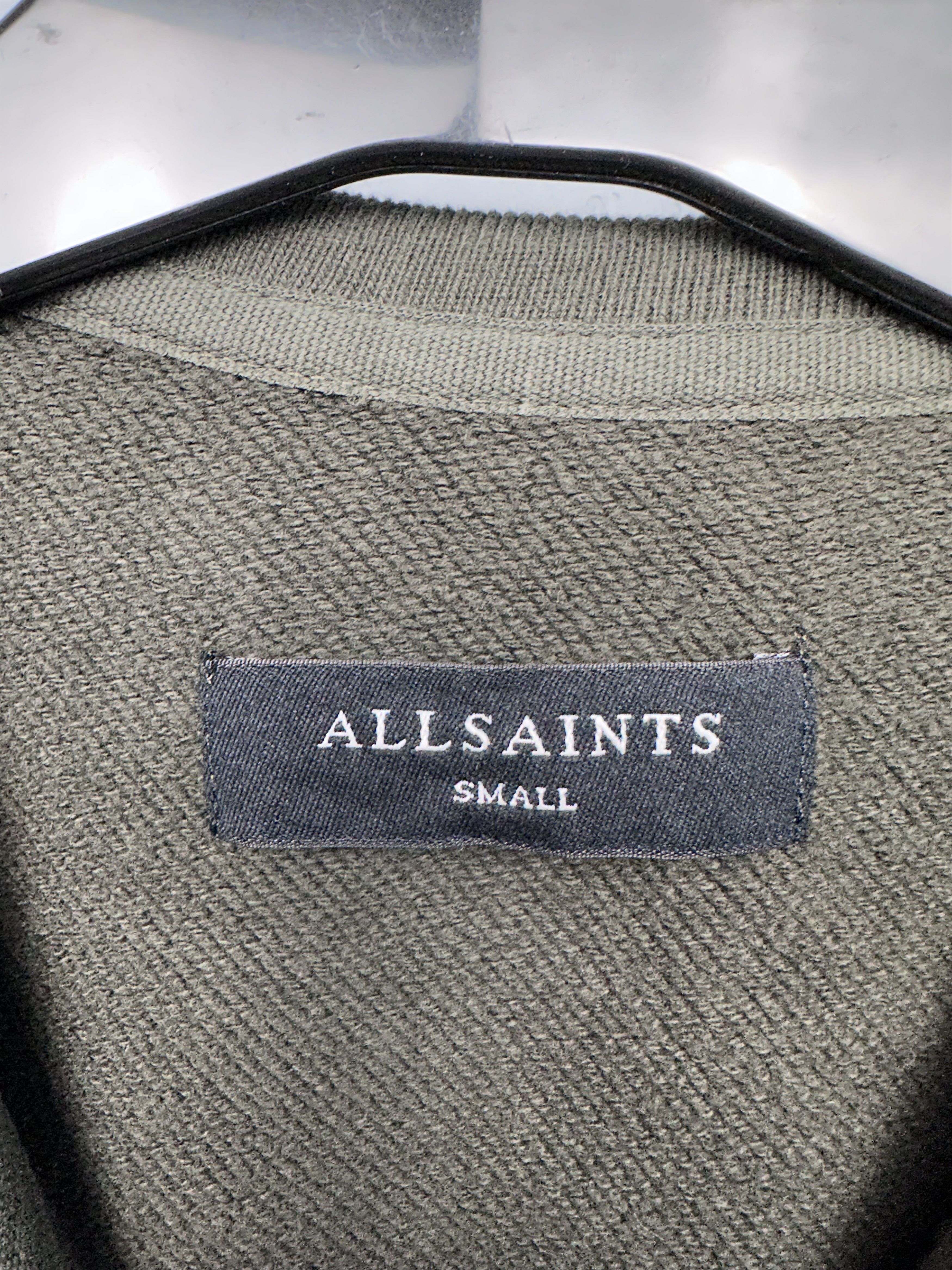 Allsaints Allsaints Mens Raven Funnel Zip Sweatshirt Size US S / EU 44-46 / 1 - 4 Thumbnail