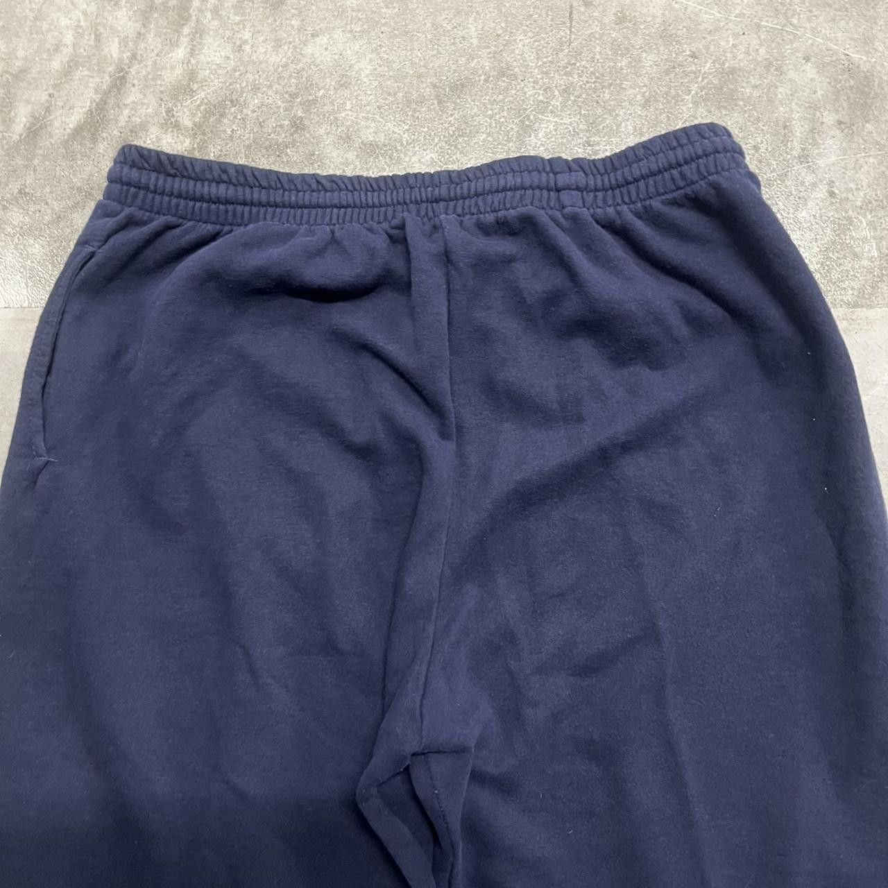 Japanese Brand × Vintage Vintage Y2K/2000s Baggy fit Navy Blue Sweatpants! Size US 36 / EU 52 - 6 Thumbnail