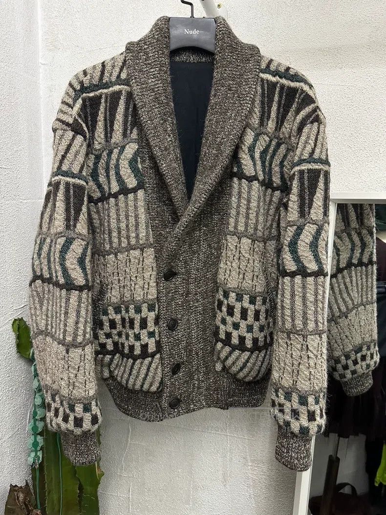 Issey Miyake Issey Miyake Cocoon Shape Ethnic Wool Double-Sided Jacket Size US M / EU 48-50 / 2 - 1 Thumbnail