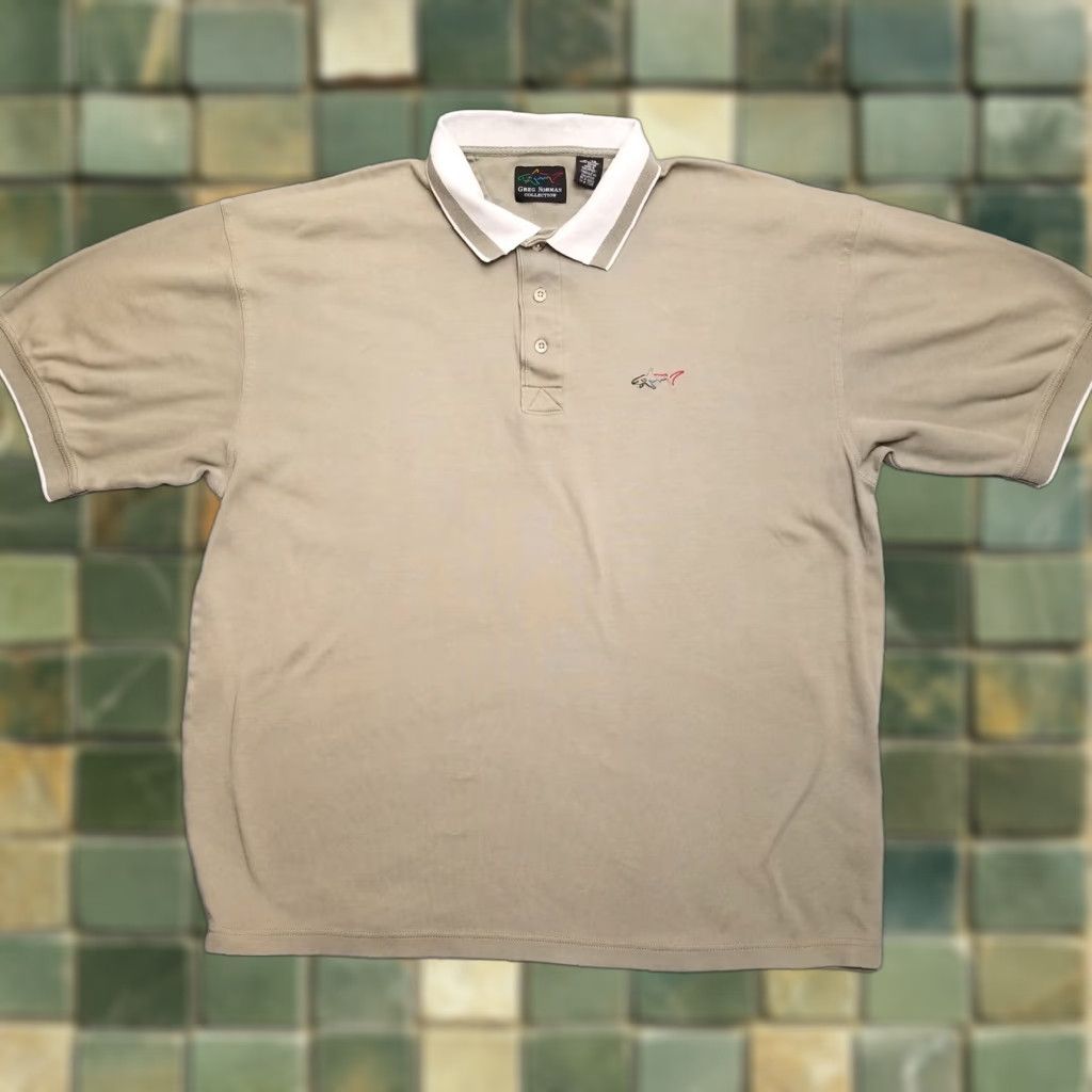 Vintage VINTAGE Greg Norman Shirt Mens XL Brown Polo 100% Cotton Golf Casual Heavy Soft Size US XL / EU 56 / 4 - 1 Thumbnail