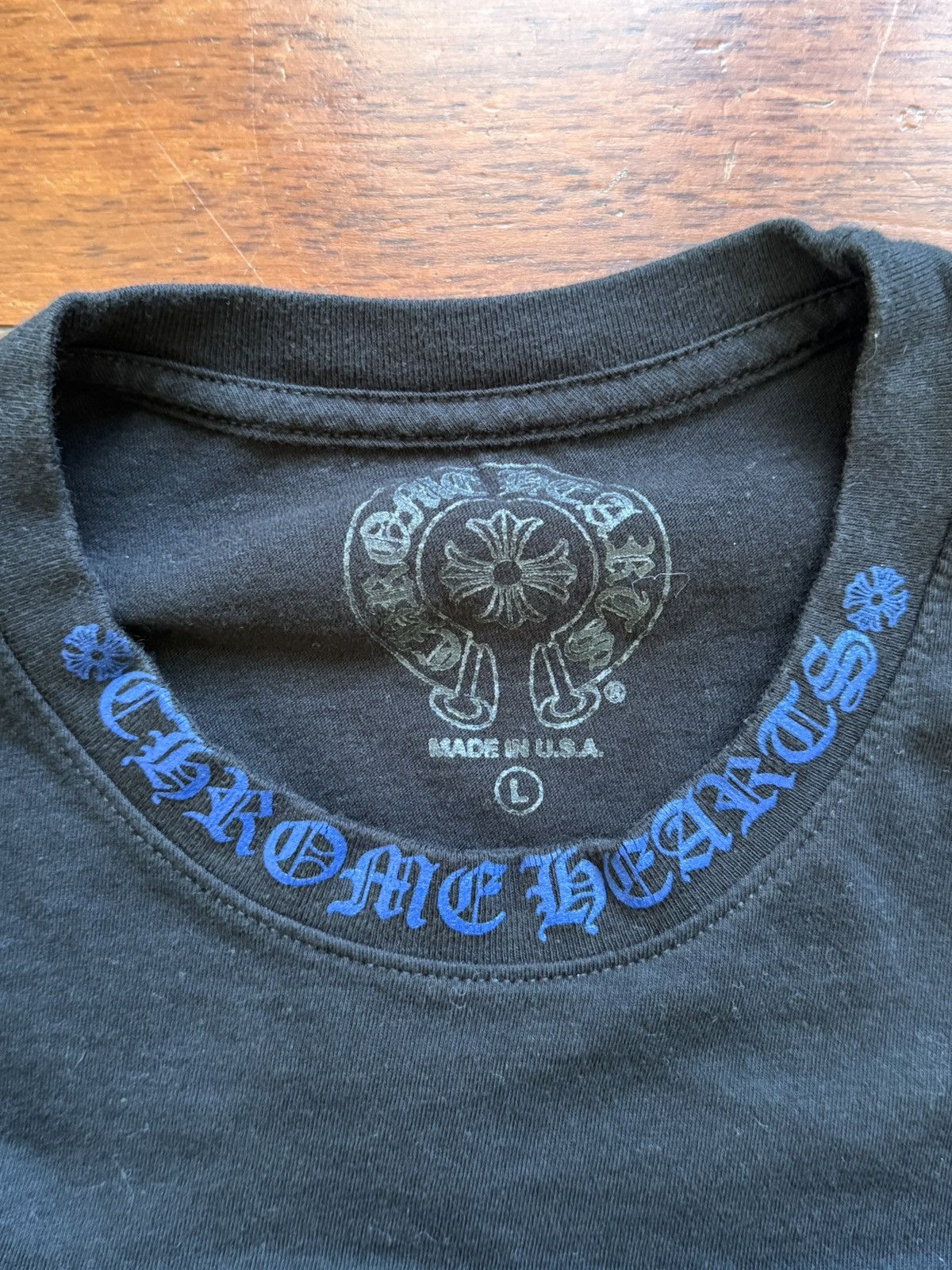 Chrome Hearts Black Chrome Hearts Long Sleeve Shirt Size US L / EU 52-54 / 3 - 3 Thumbnail