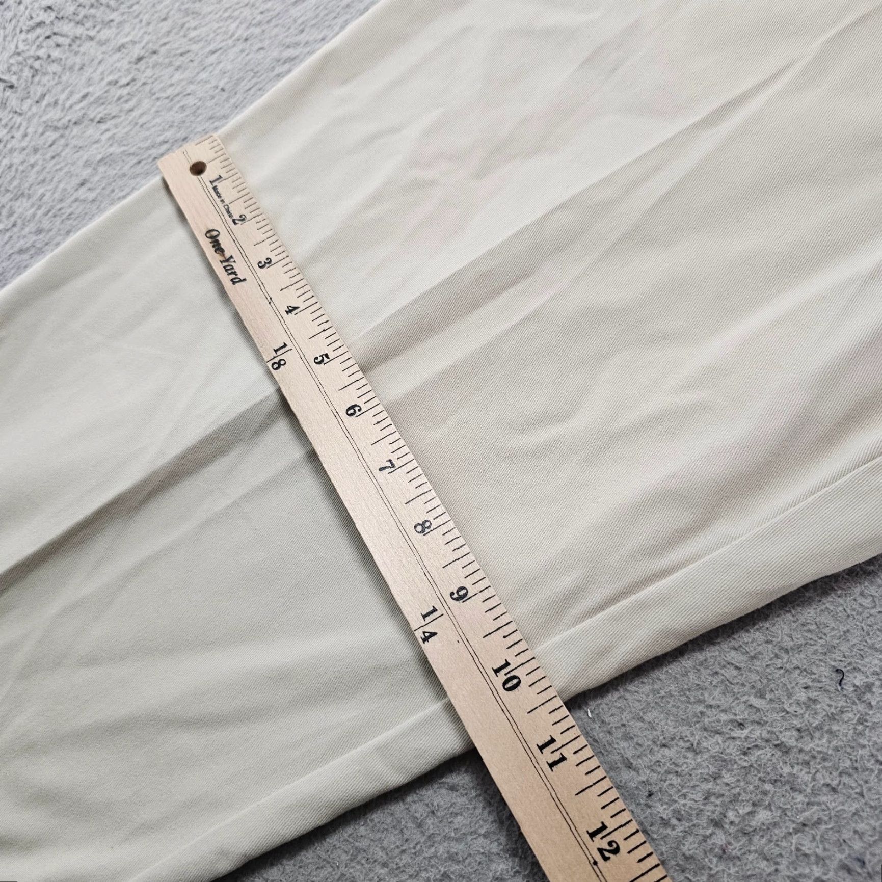 Vintage St Johns Bay Pants Mens 36x34 Khakis Classic Fit Flat Front Stone Beige Cotton Blend Size US 36 / EU 52 - 6 Thumbnail