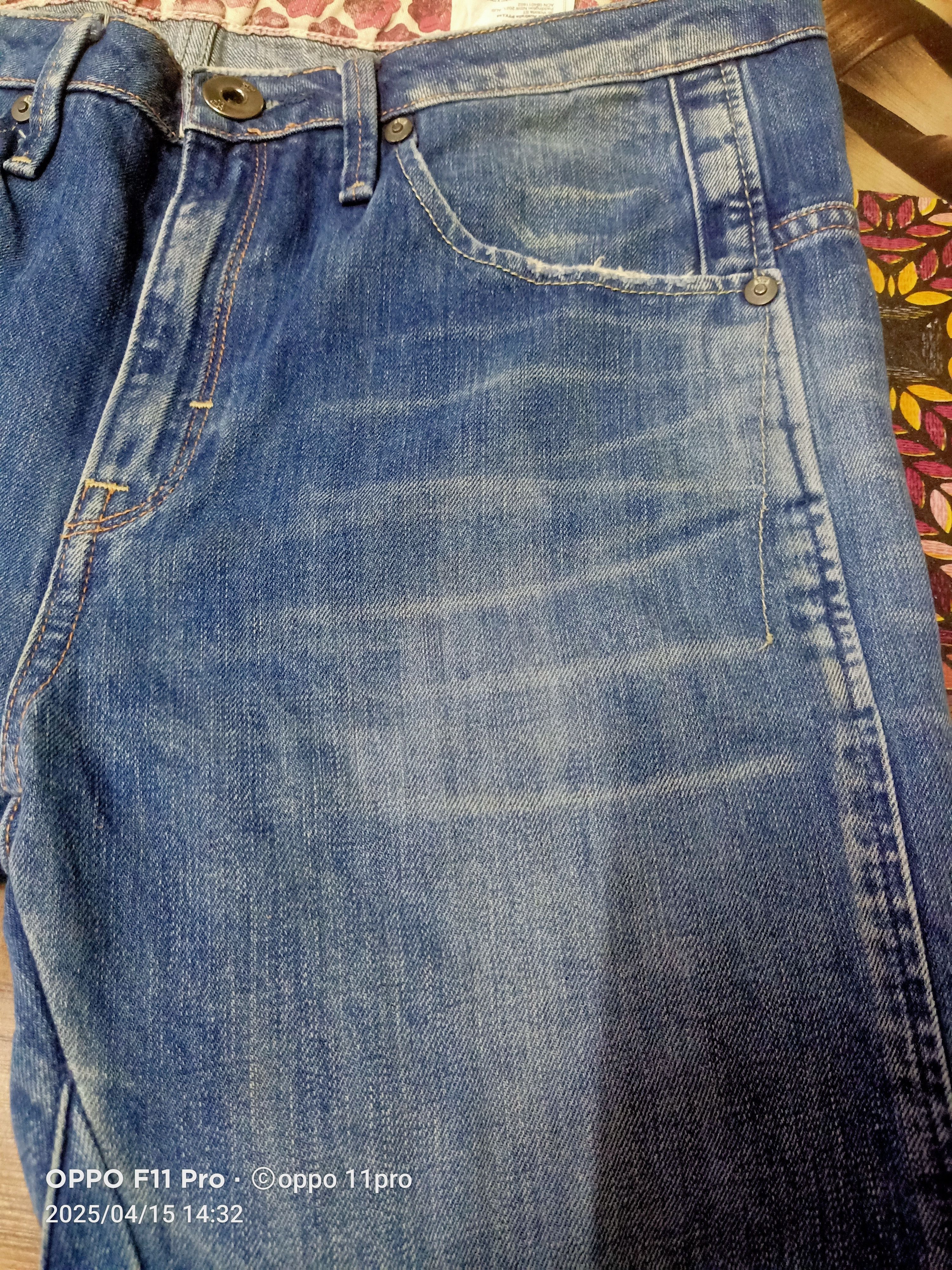 G-Star × Vintage Gstar Slim Fit Straight Curve Denim Distressdenim Size US 31 - 8 Thumbnail