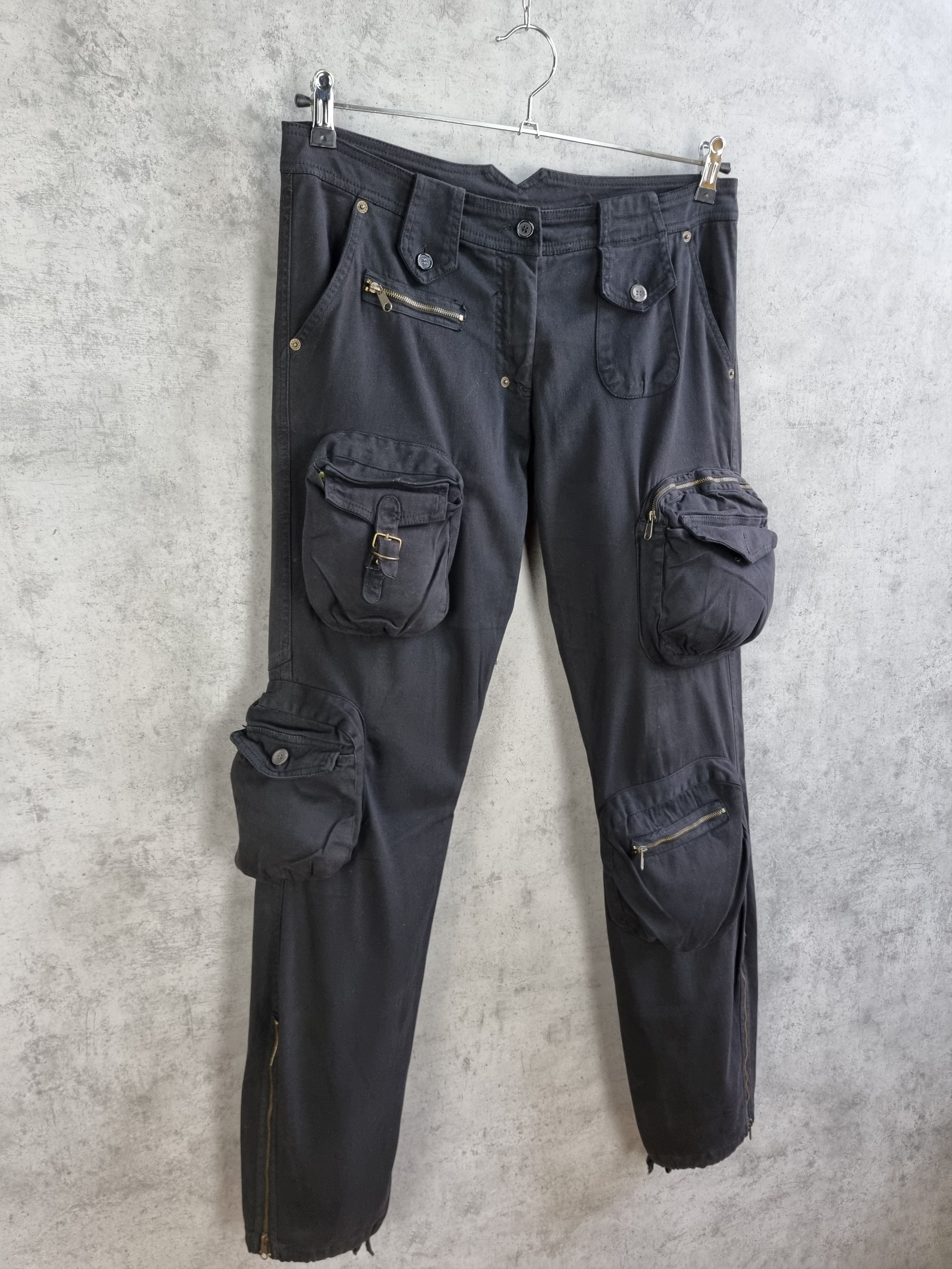 Japanese Brand × Seditionaries Double Cargo Big Pockets Vintage Cotton Pants Size US 28 / EU 44 - 6 Thumbnail