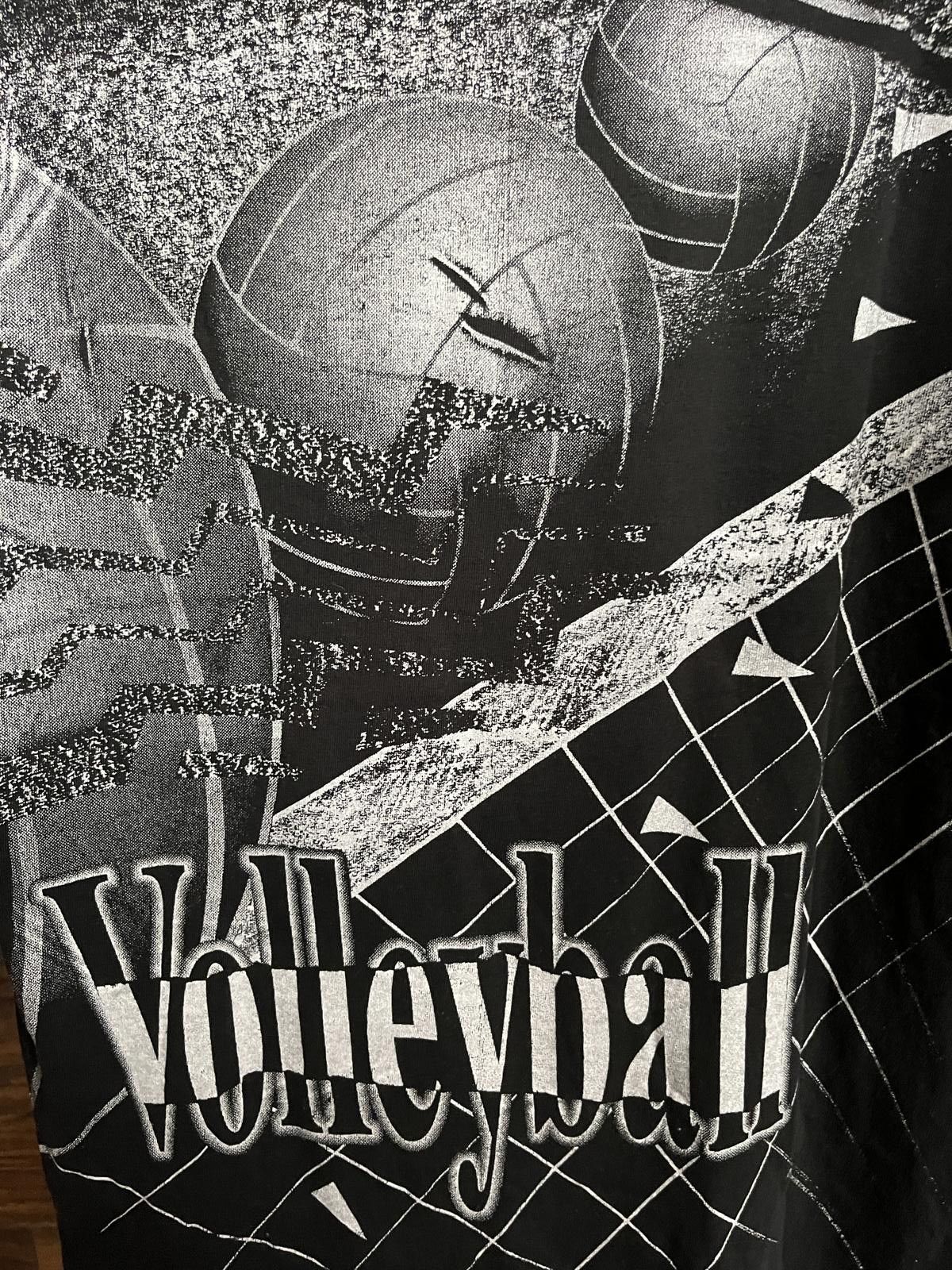 Fruit Of The Loom VTG Volleyball AOP T-shirt Chaffey Tigers High School Tee -L Size US L / EU 52-54 / 3 - 5 Thumbnail