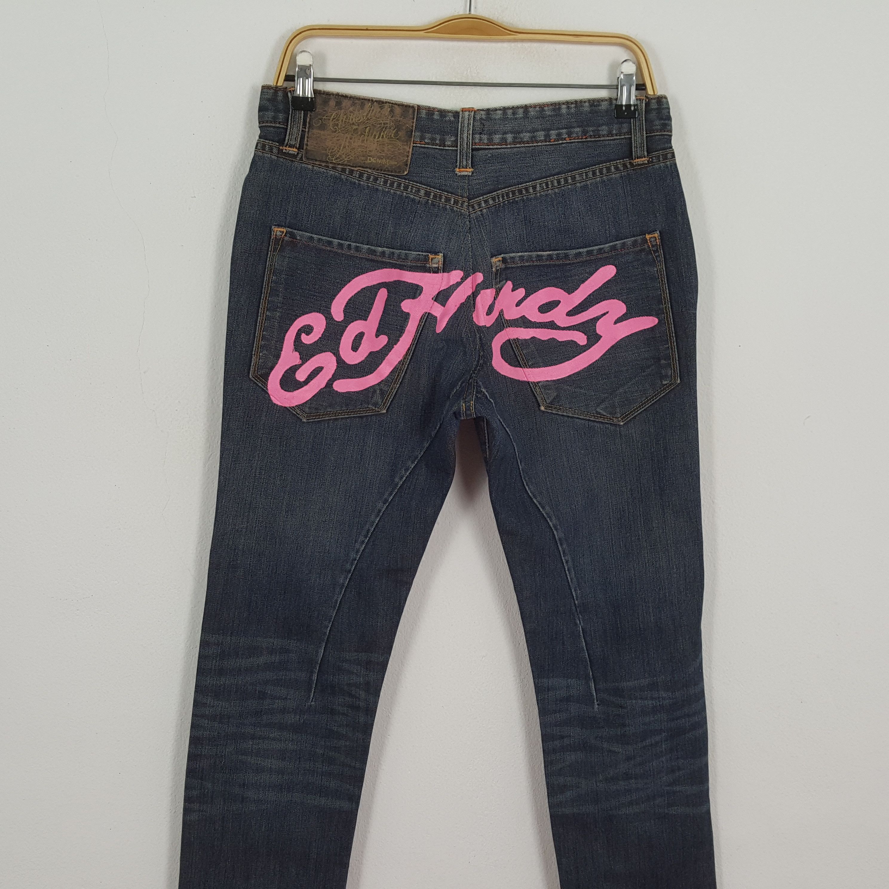 Christian Audigier × Ed Hardy × Vintage Vintage ED HARDY by CHRISTIAN AUDIGIER Designer Brand Jeans Size US 30 / EU 46 - 2 Thumbnail