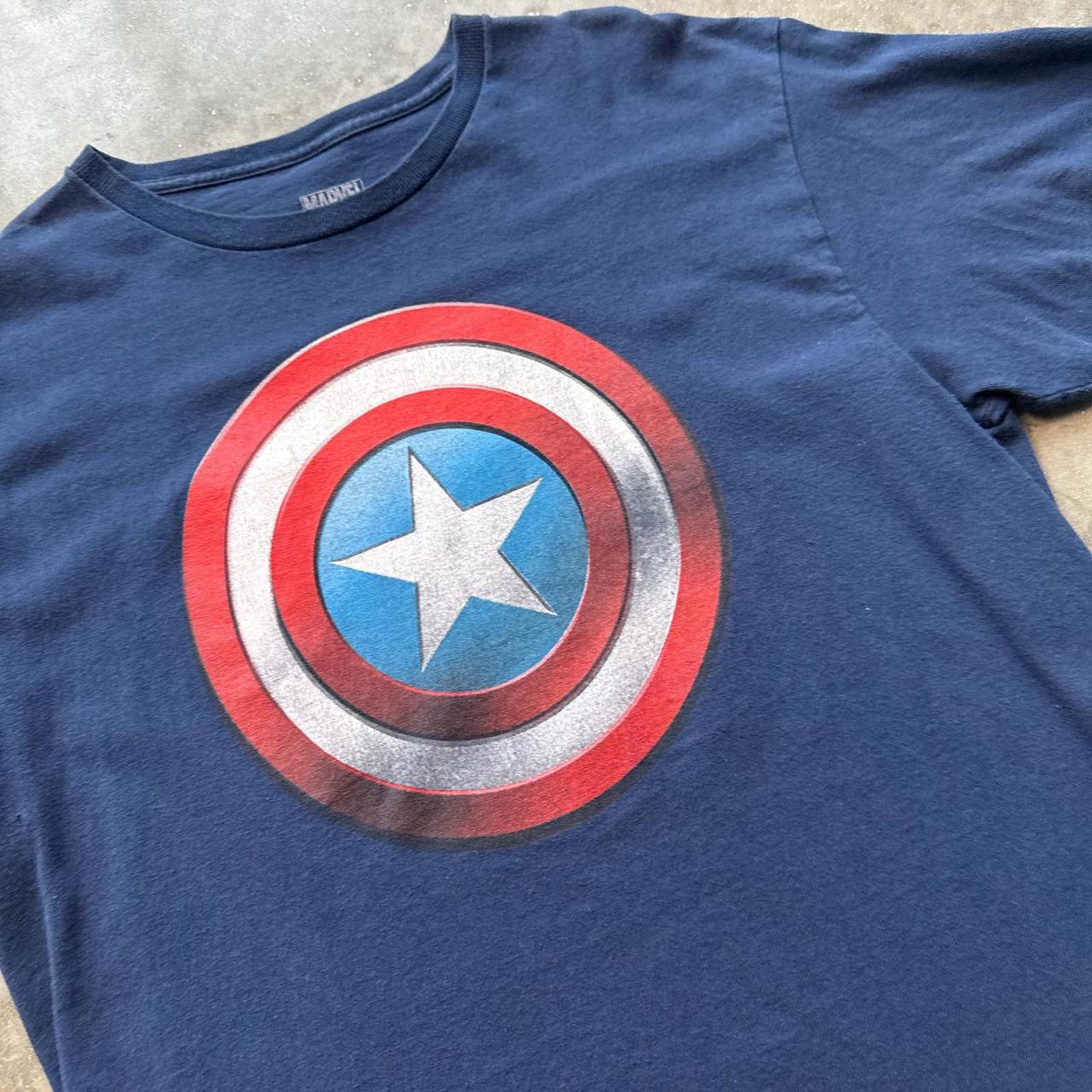 Marvel Comics Captain America Shield Graphic T-Shirt Size US L / EU 52-54 / 3 - 3 Thumbnail
