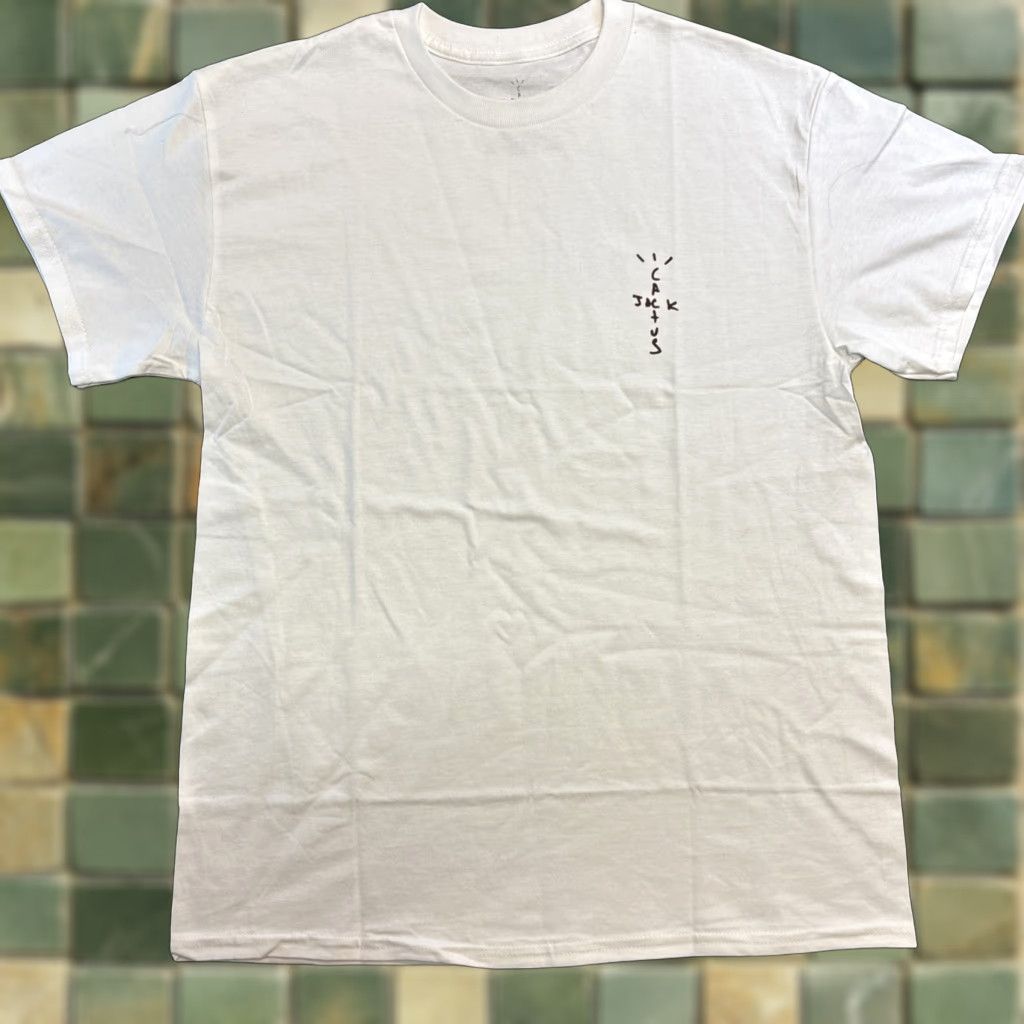 Travis Scott Travis Scott Cactus Jack T-Shirt Mens Medium White Rap Tee Rapper Size US M / EU 48-50 / 2 - 1 Thumbnail