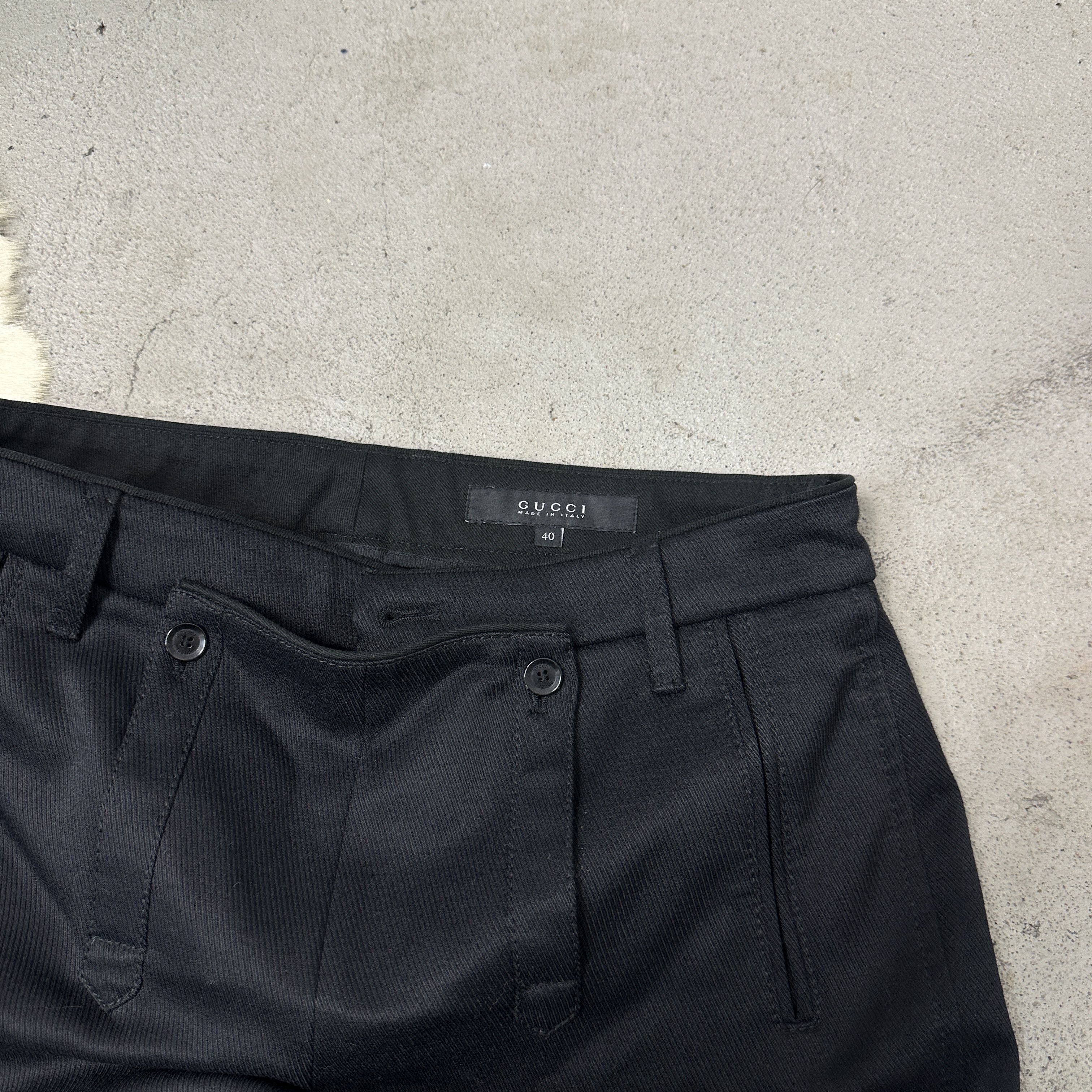 Gucci Vintage Avant Garde Breeches Gucci Pants Y2K Size 25" / US 0 / IT 36 - 4 Thumbnail