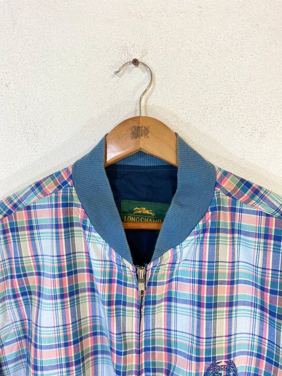 Longchamp vintage longchamp paris jacket checkered design Size US XL / EU 56 / 4 - 6 Thumbnail