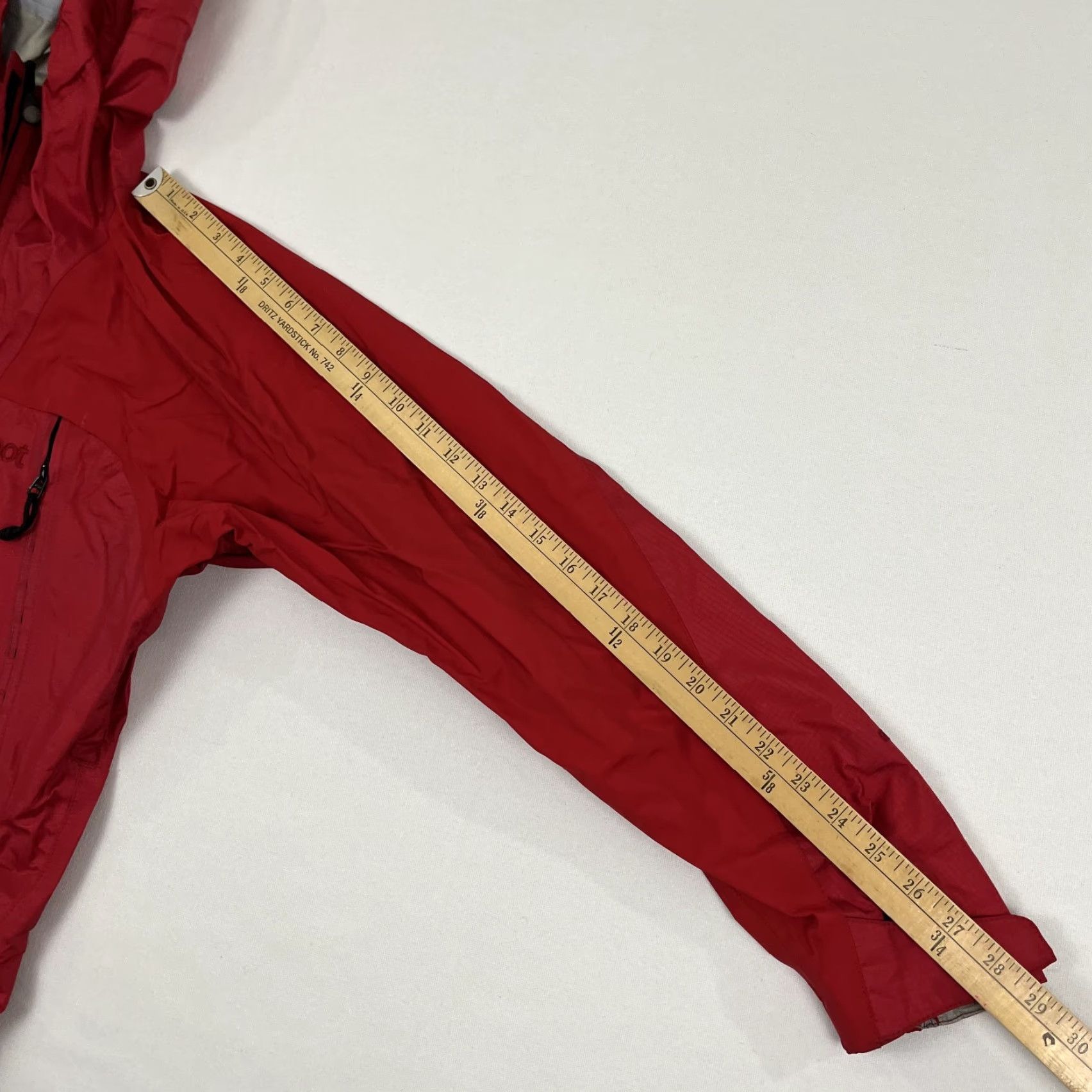 Marmot VINTAGE Marmot Gore Tex XCR Rain Jacket Womens M Red Hooded Outdoor Jacket Size M / US 6-8 / IT 42-44 - 7 Thumbnail